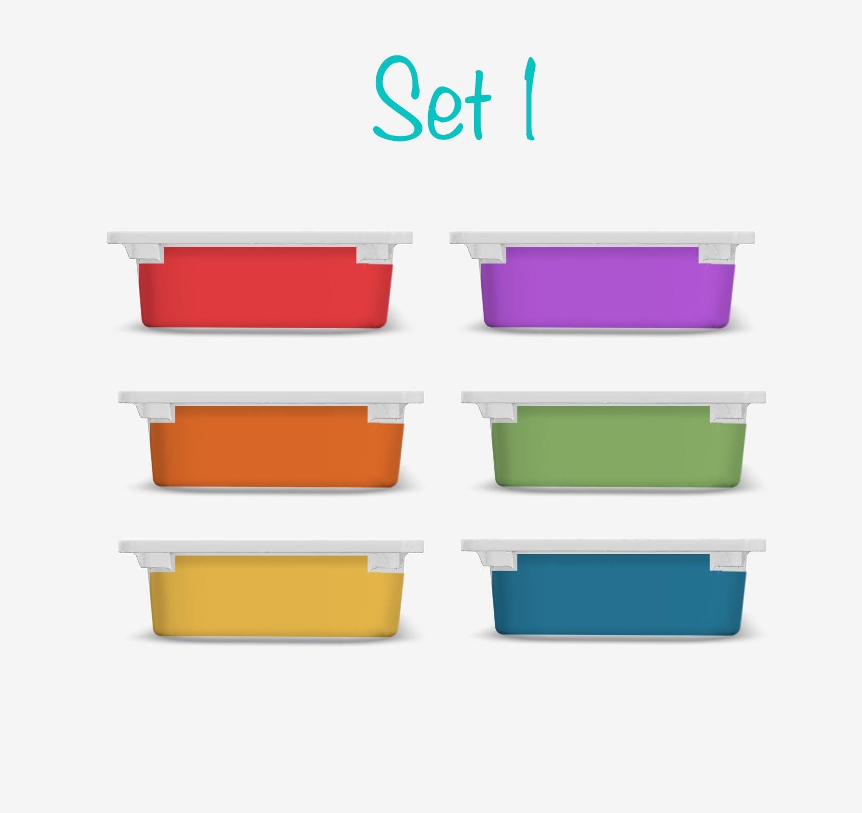 Regenbogen TROFAST Aufkleberpunkte IKEA TROFAST Vinylfolien Ikea Trofast Regenbogenaufkleber Trofast Aufkleberset Regenbogen Ikea Trofast Hack