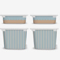 Enteneier TROFAST Aufkleber, gewellter Aufkleber, IKEA TROFAST Streifen, Vinylfolien, Trofast Aufkleber, Trofast Behälter Aufkleber, Trofast Enteneiblau Aufkleber