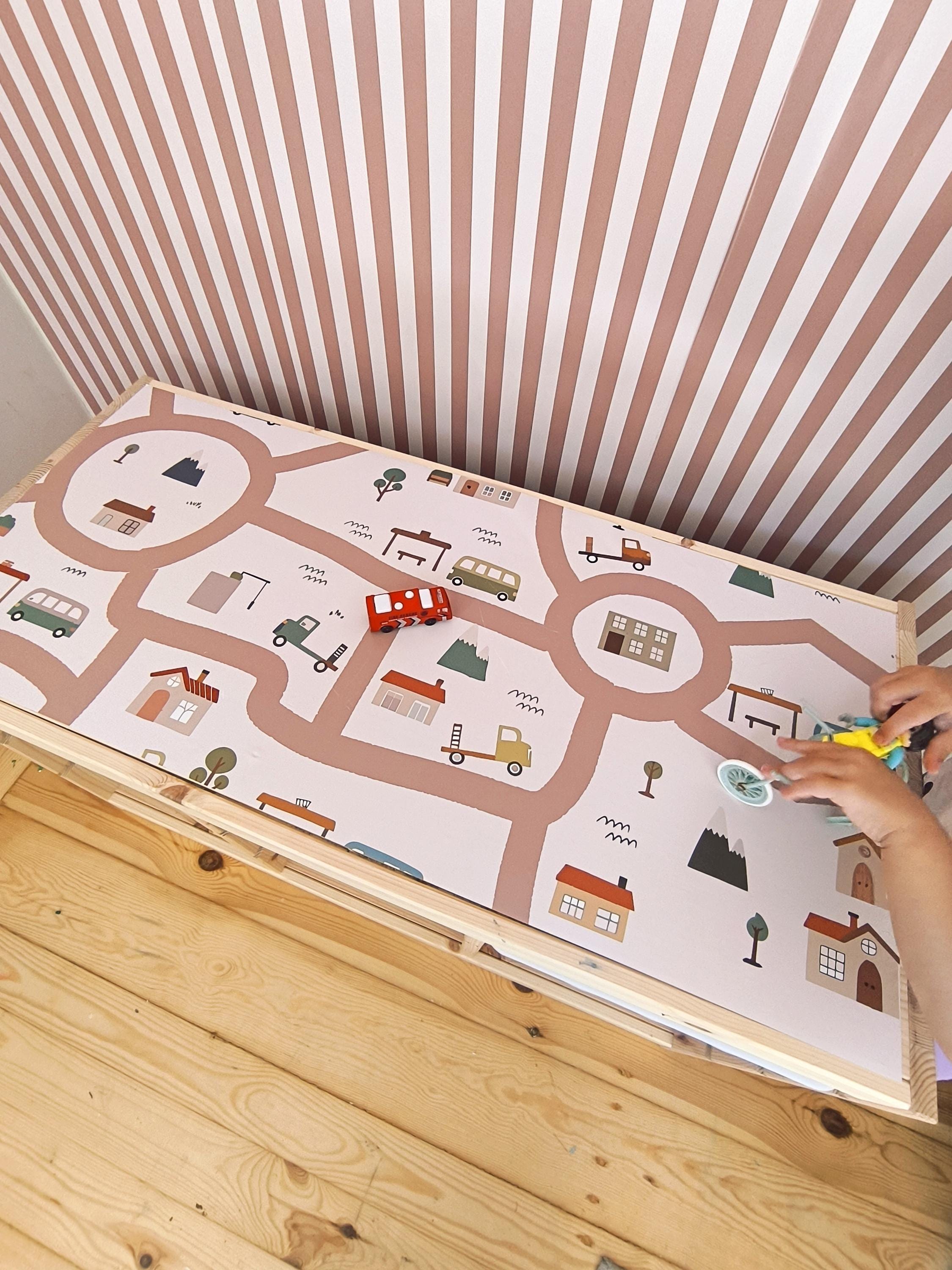 Road sticker Trofast vehicles stickers cars Playroom Decor Ikea Jack sticker Trofast decal cartoon cars trofast travel trofast automobile