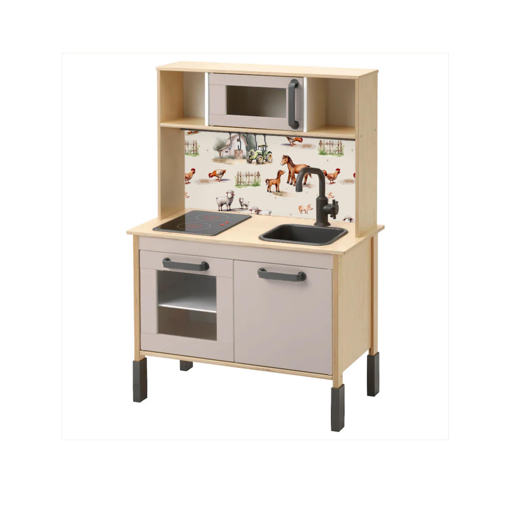 Beige DUKTIG Aufkleber IKEA DUKTIG Küchenaufkleber Spielküche Klebefolie IKEA Möbel Folie DUKTIG Spielküche Aufkleber IKEA Küche Folie