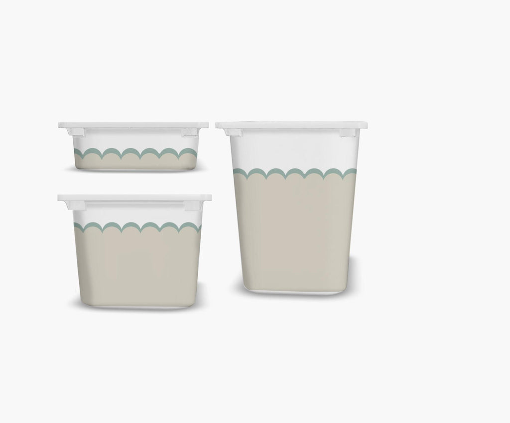Muschelförmige TROFAST Aufkleber IKEA TROFAST Vinylfolien IKEA Trofast Aufkleber Trofast Spielzimmer Aufkleber Spielzimmer Deko Ikea Hack Aufbewahrungsaufkleber