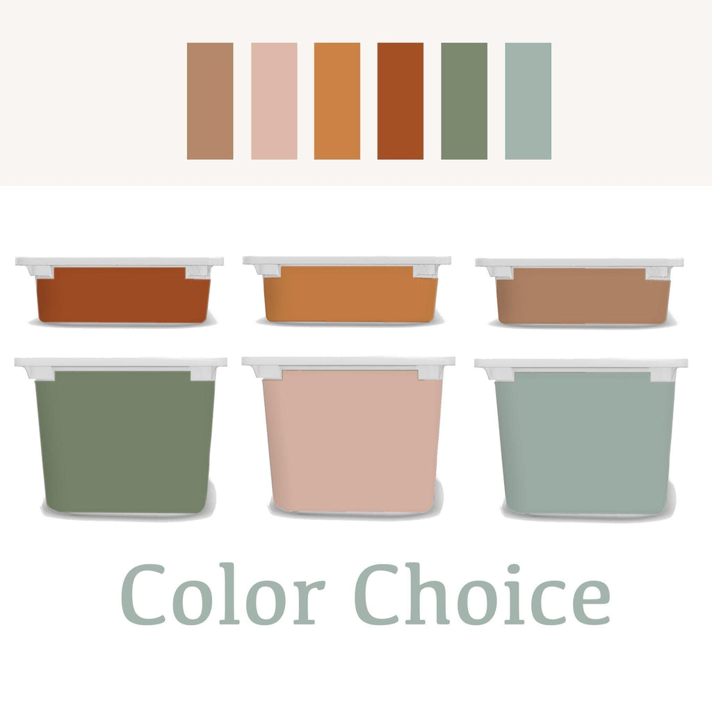 Boho Aufbewahrungsaufkleber für Ikea Trofast Boho Abziehbilder für Aufbewahrungseinsätze Ikea Trofast Erdtöne Abziehbilder Ikea DIY abnehmbarer Trofast Aufkleber