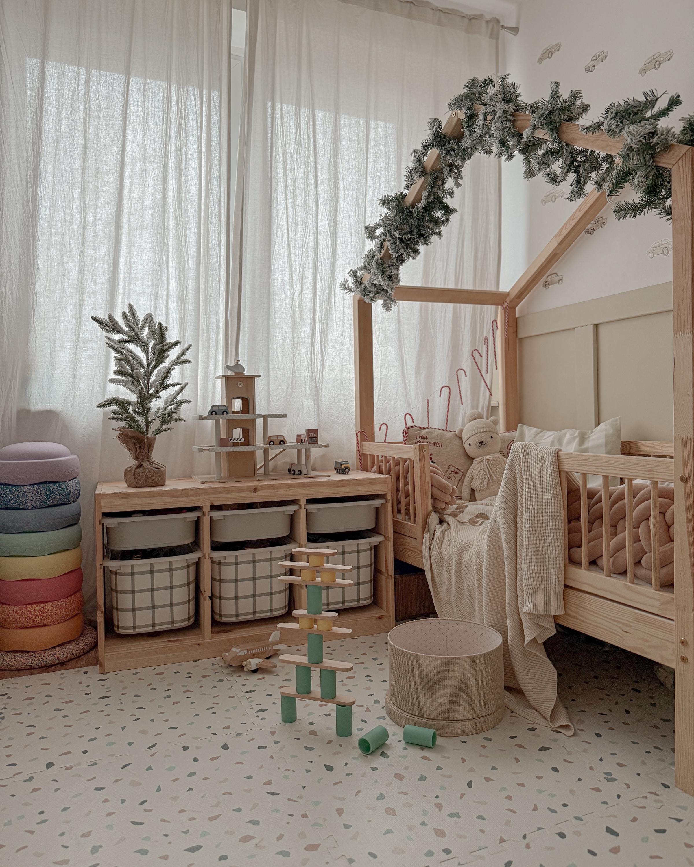Gingham-Karos Trofast-Aufkleber Gingham Trofast kehrt zurück Gingham-Karomuster-Aufkleber Ikea Möbel-Aufkleber Aufbewahrungs-Upgrade Kinderzimmer Ikea-Aufkleber