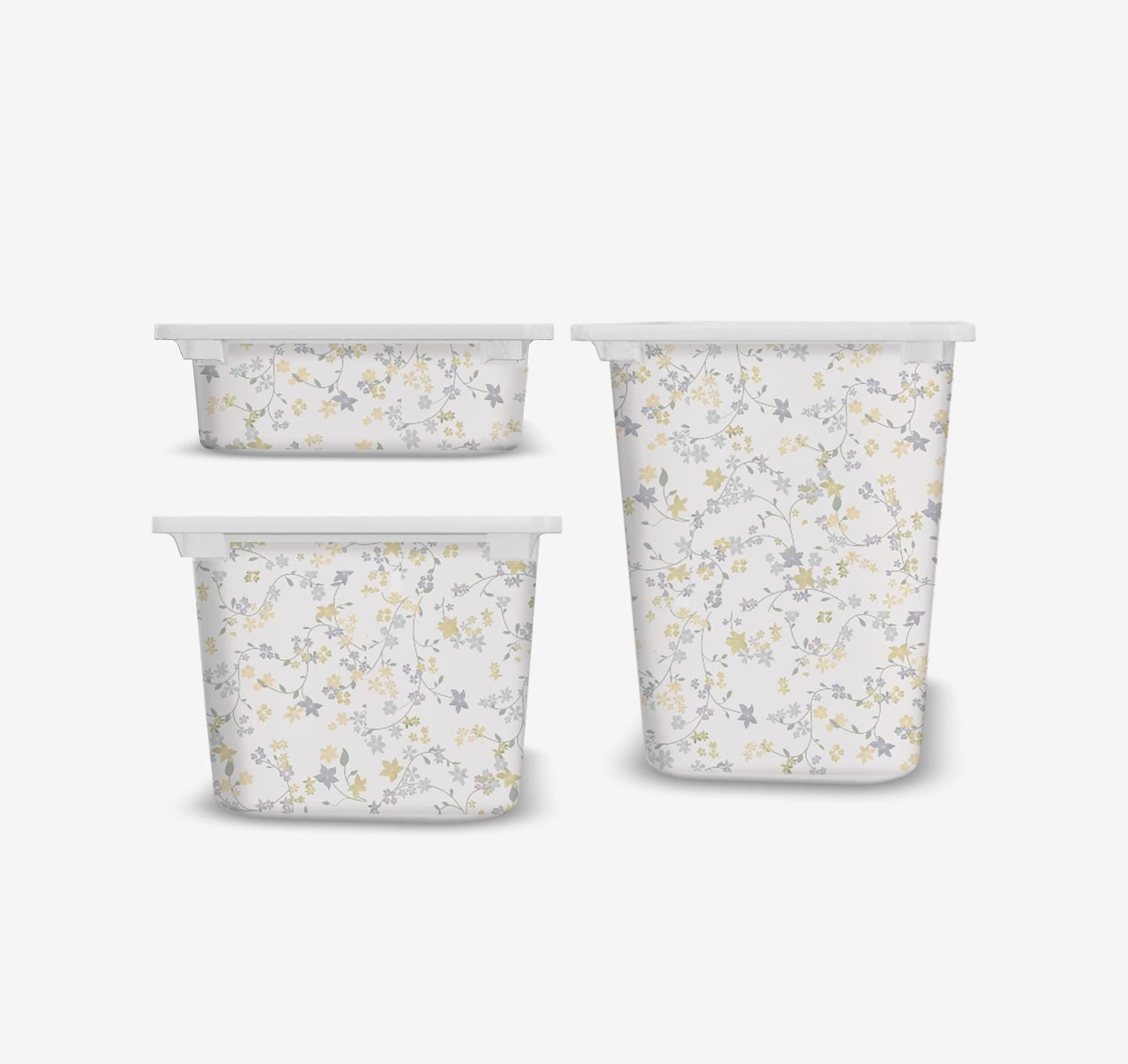 Kleine Blumen TROFAST Aufkleber IKEA TROFAST Vinylfolien ikea Trofast Aufkleber Trofast Spielzimmer Abziehbild Trofast Deko Aufbewahrung Aufkleber Aufbewahrung