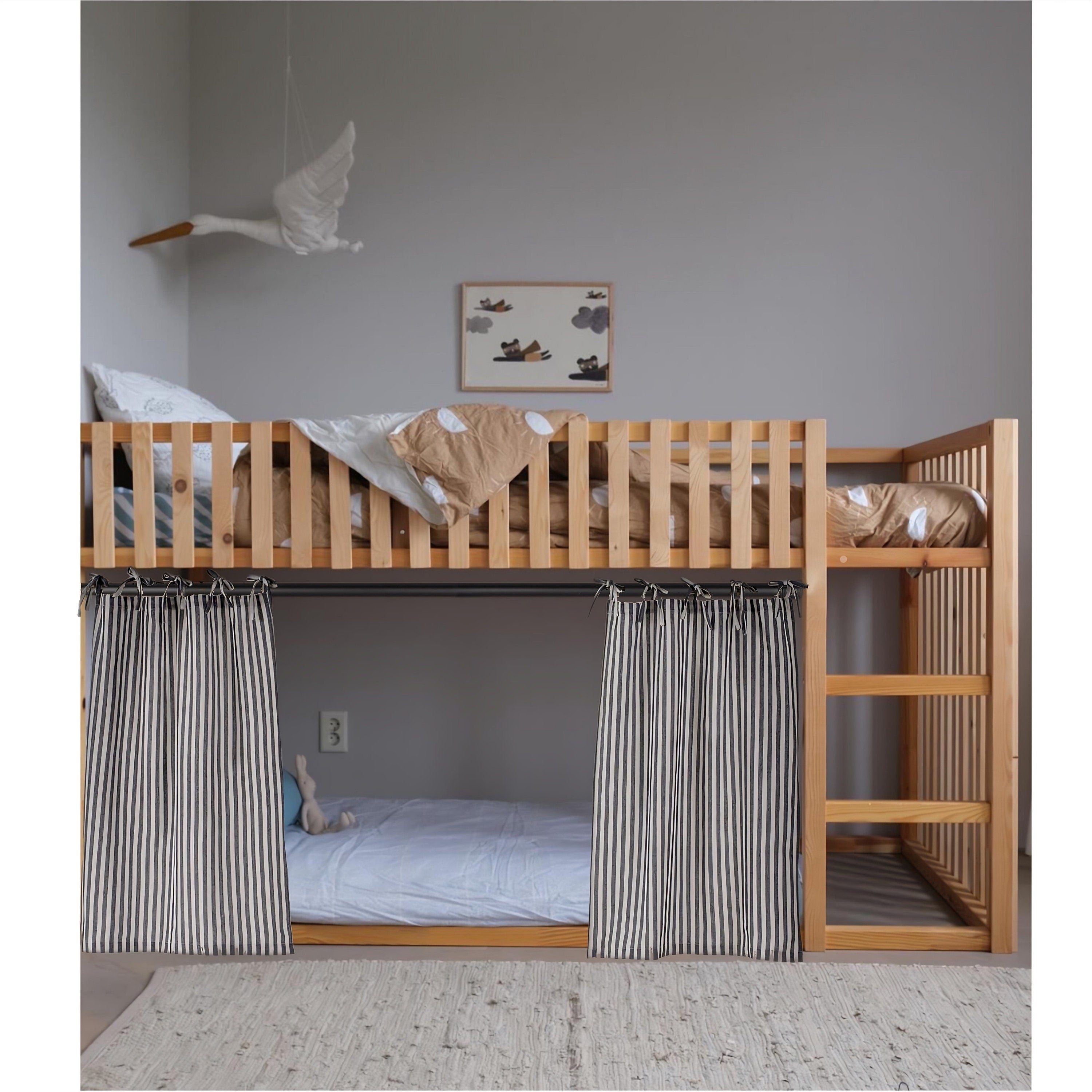 Gardinenstange OHNE SCHRAUBEN Ikea Kura Gardinenstange Hochbett Gardinenstange Ikea Kura Bett Gardinenhalter Ikea Kura Etagenbett Gardinendach Haus