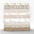 Gänse BUNDLE Fat Quarters Baumwollstoff Gänse Stoffmix Fat Quarter Bundle Bauernhof Salbeigrün Meterware Steppdecken Baumwolle Naturtöne