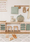 TROFAST Aufkleber dunkelgrün Gingham Aufkleber IKEA TROFAST Vinylfolien Trofast Aufkleber Trofast Spielzimmer Aufkleber Deko Aufbewahrungsaufkleber