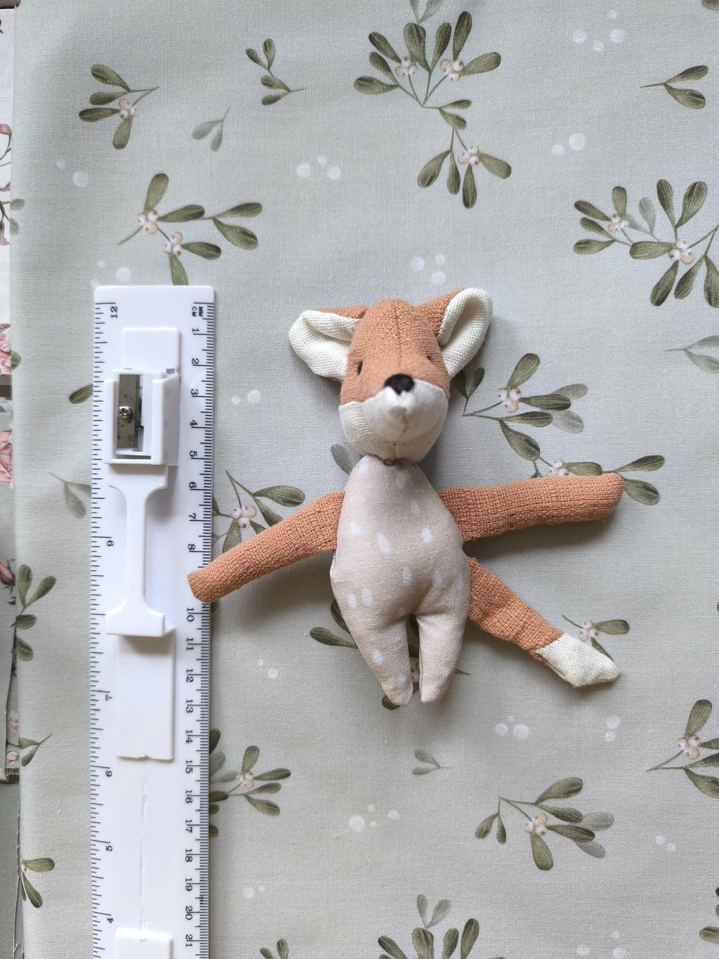 Baby FOX Sewing Pattern & Tutorial tiny fox DIY Baby fox sewing tutorial small fox sewing mini animal sewing PDF files mini fox pdf animal