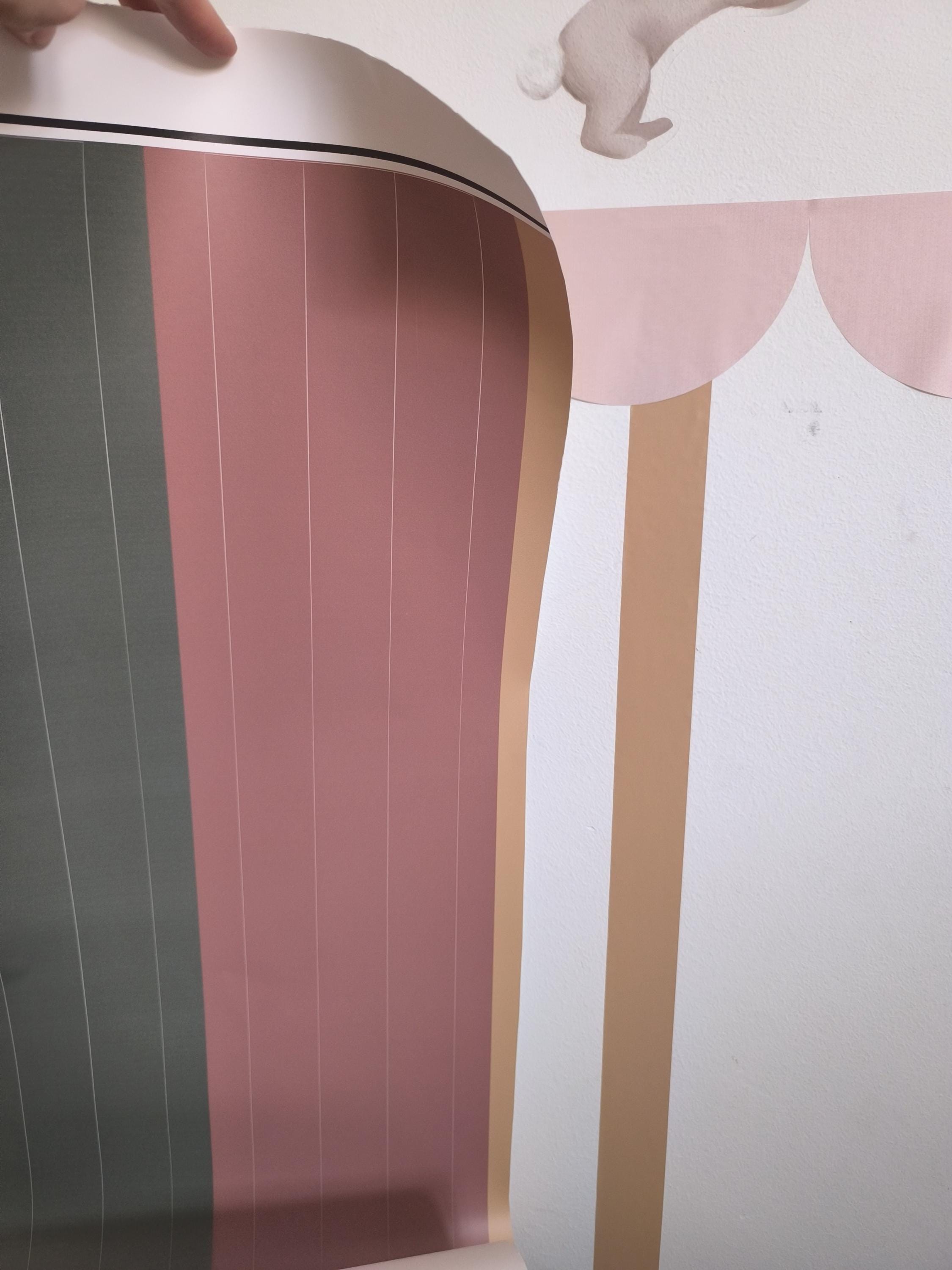 STRIPES Wallpaper stripes peel and stick wallpaper stripes wall decals stripes wall sticker stripes nursery decor kids Wallpaper stripes