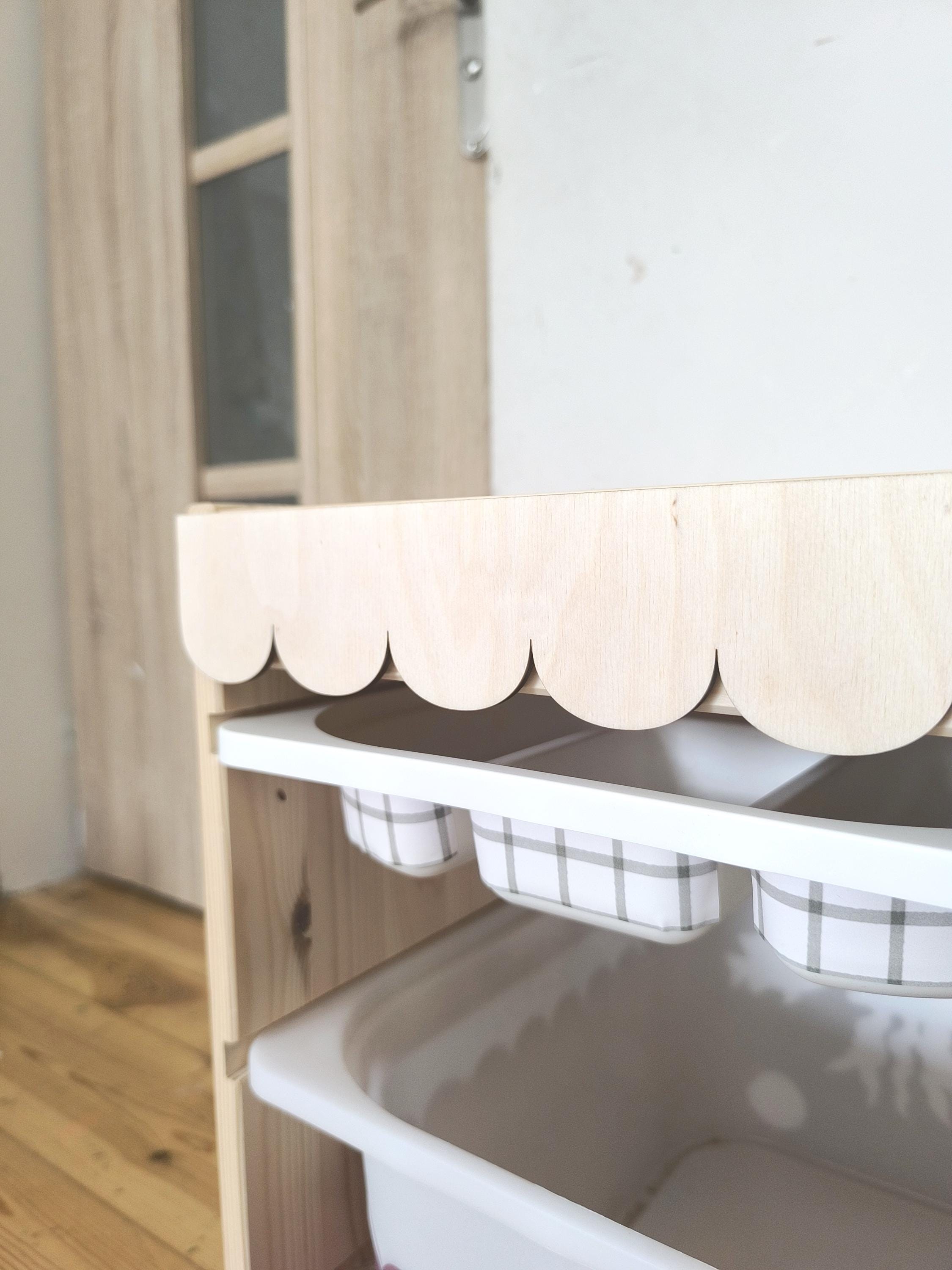 Holz Jakobsmuschel Trofast Verkleidung Jakobsmuschel Trofast Kante Jakobsmuschel Trofast Bordüre Jakobsmuschel Trofast Dekor Sperrholz Trofast Dekor Jakobsmuschel Leiste Trofast