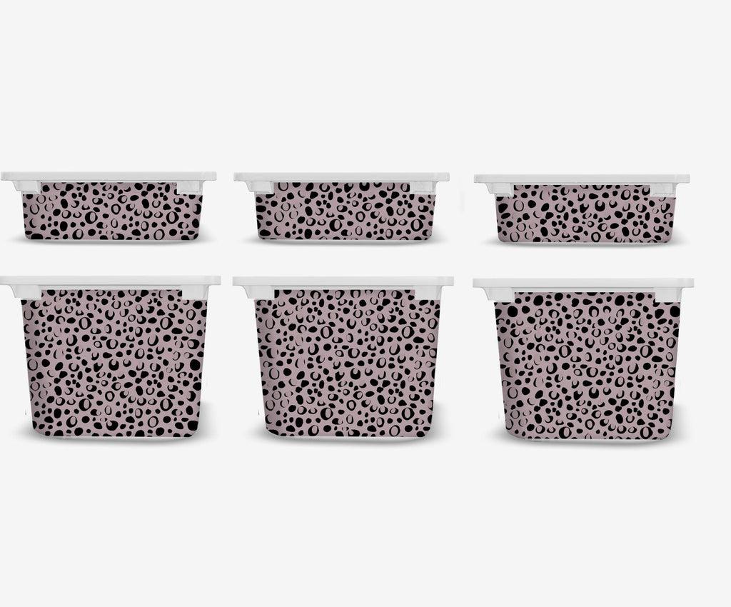 TROFAST Abziehbild Tierdruck IKEA TROFAST Safari IKEA TROFAST Aufkleber TROFAST Leopardenflecken von Aufklebern IKEA TROFAST Hack Aufbewahrung Aufkleber Punkte