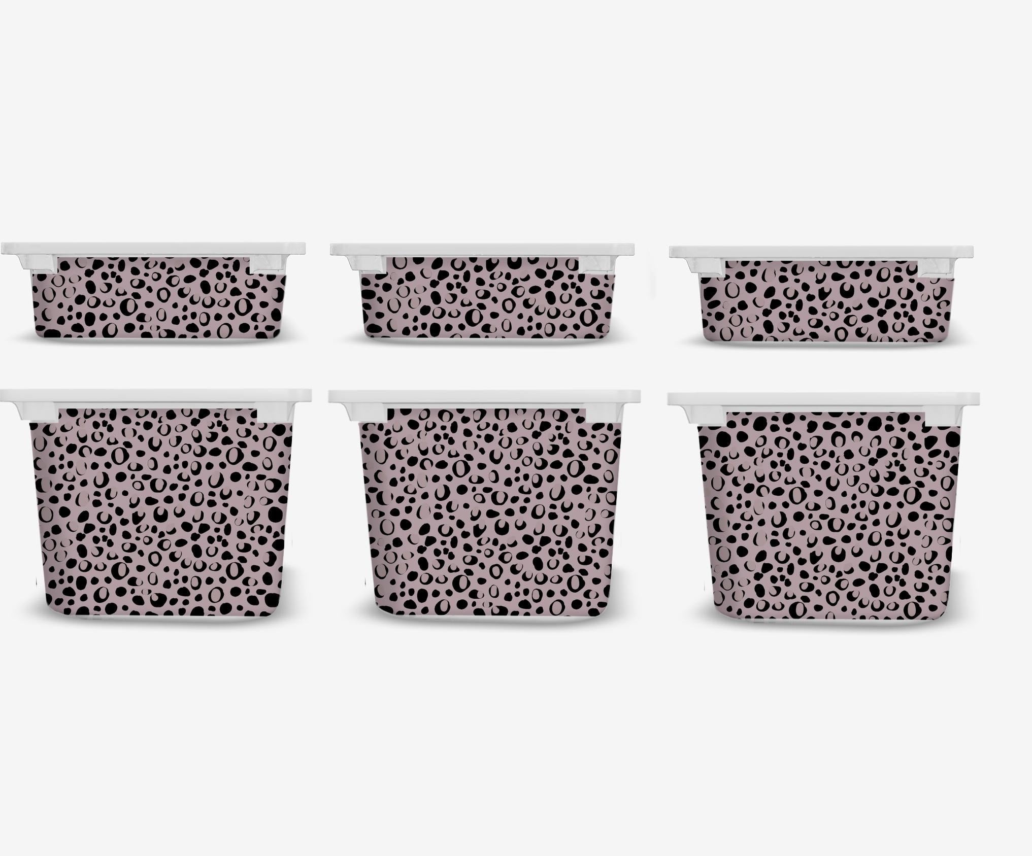 TROFAST Abziehbild Tierdruck IKEA TROFAST Safari IKEA TROFAST Aufkleber TROFAST Leopardenflecken von Aufklebern IKEA TROFAST Hack Aufbewahrung Aufkleber Punkte