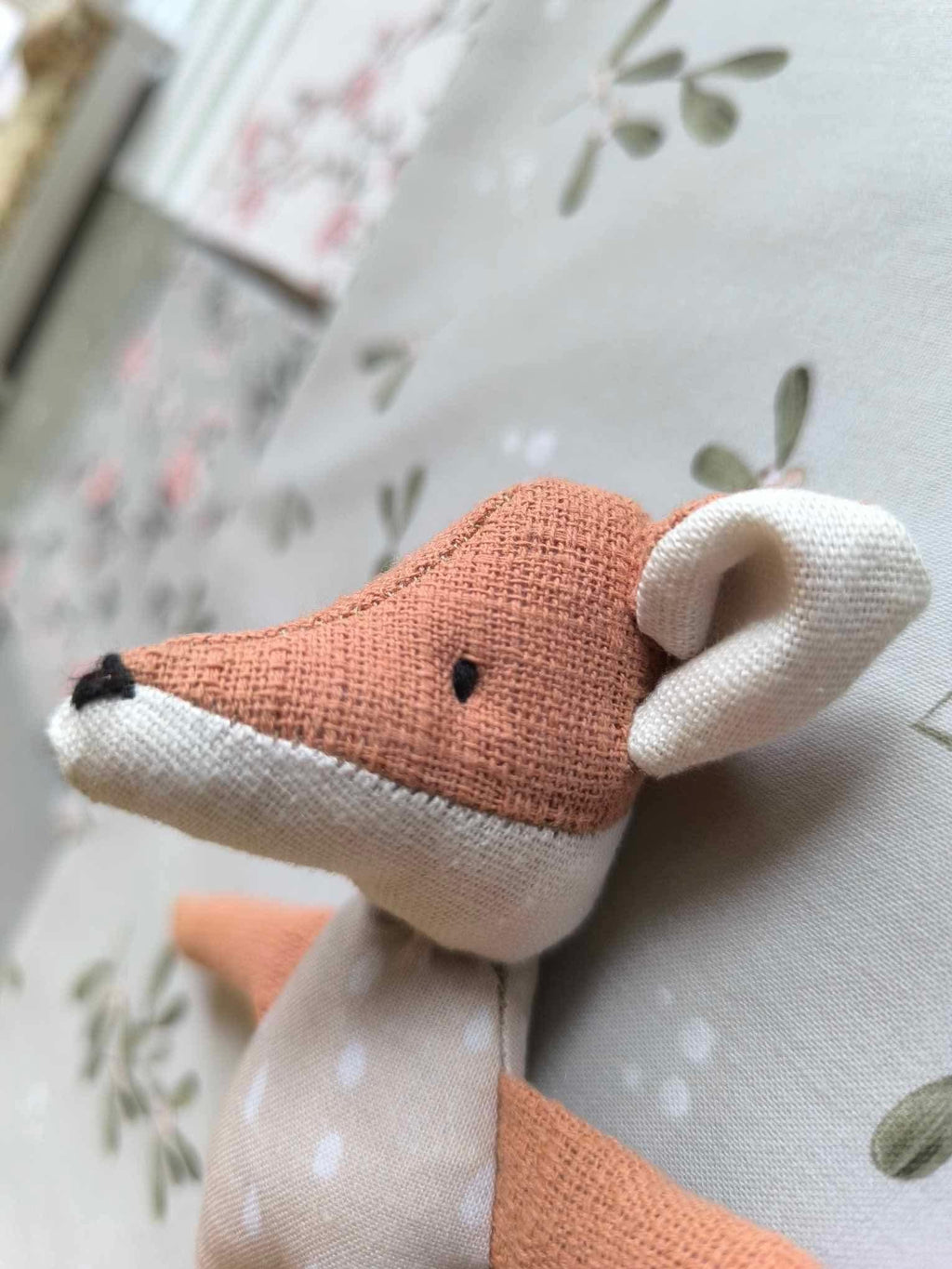 Baby FOX Sewing Pattern & Tutorial tiny fox DIY Baby fox sewing tutorial small fox sewing mini animal sewing PDF files mini fox pdf animal