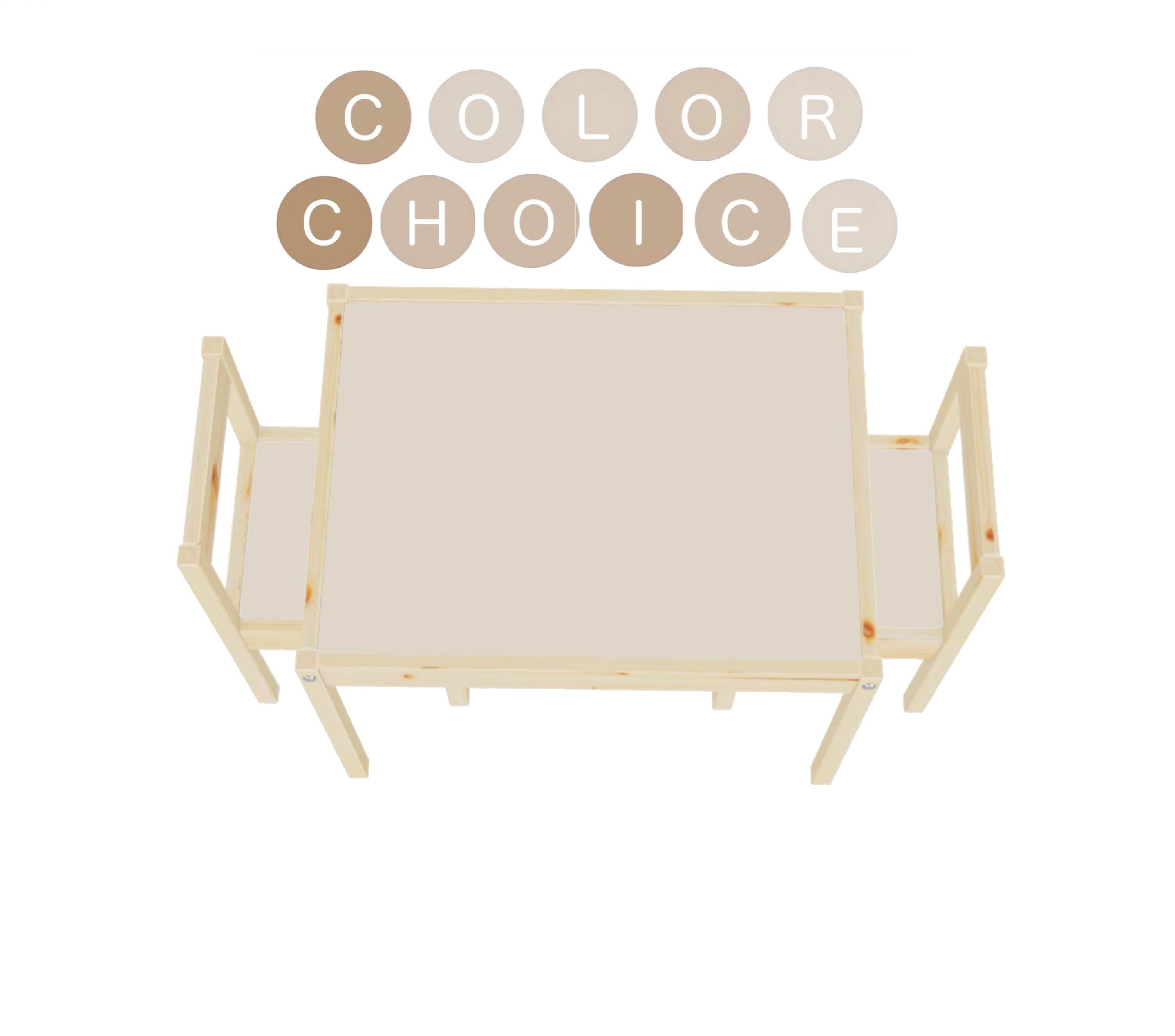 Beige latt table Furniture stickers for IKEA Latt table beige decals for cute decor stickers for furniture beige stickers for toddler beige