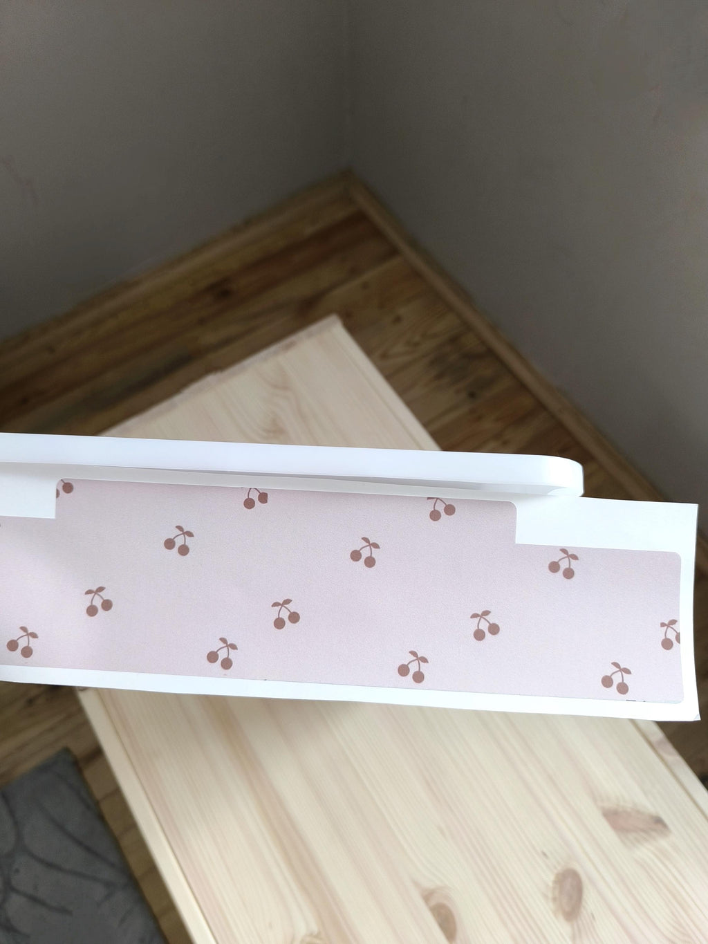 Retro Kirsche Trofast Aufkleber Trofast Frucht-Abziehbilder Ikea Möbelaufkleber lustiger Stauraum bunter Kirsch-Aufkleber Kirschen Folie Kirschfolie Ikea