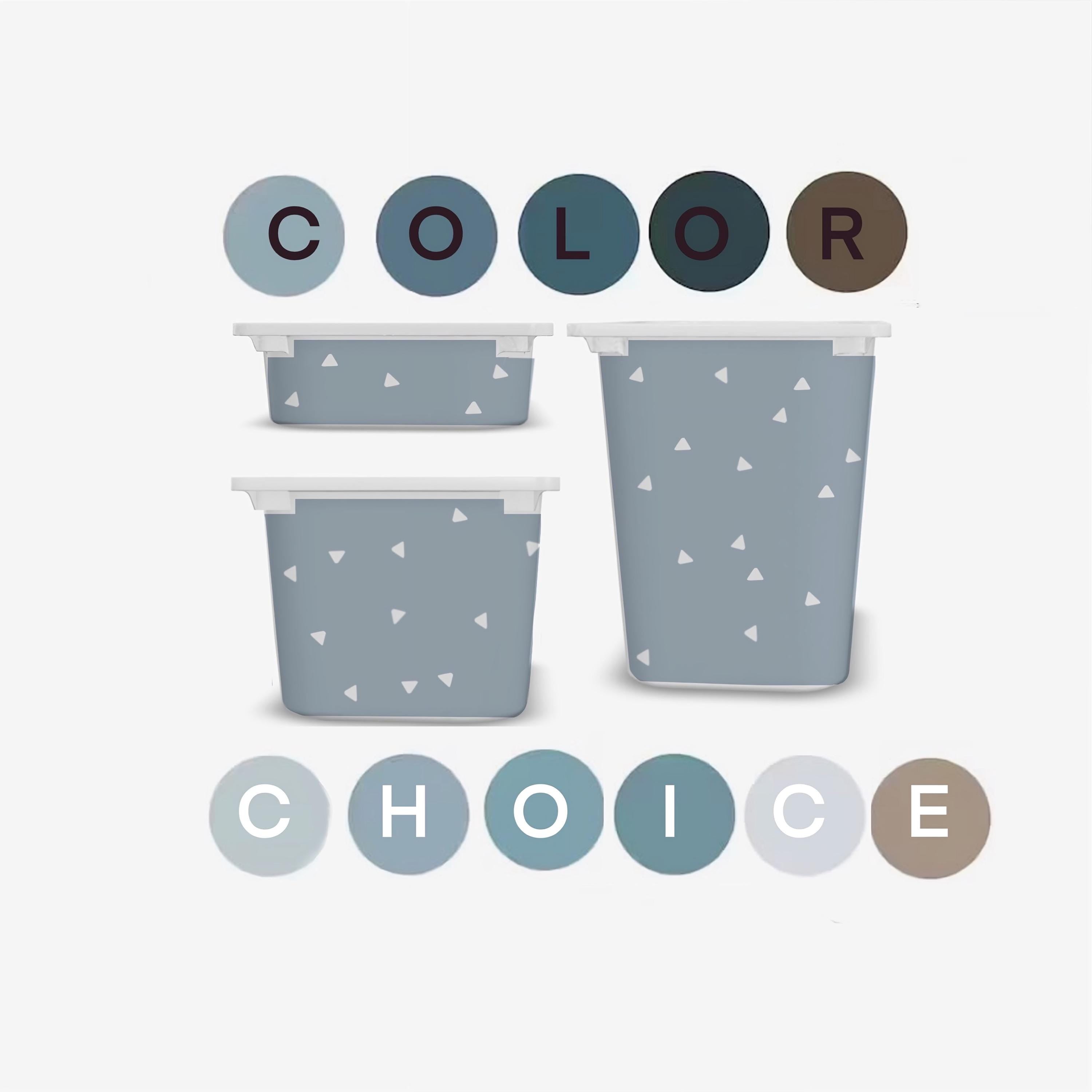 TROFAST sticker blue IKEA TROFAST Vinyl decal blue ikea Trofast sticker Trofast triangle grey trofast Decor Storage sticker gray trofast set