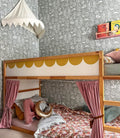 SCALLOP Bettaufkleber Kura Kinderbett Ikea Kura Bett Möbelfolie IKEA Aufkleber scallop Kura Aufkleber Ikea Kura mint Bettaufkleber KURA Aufkleber