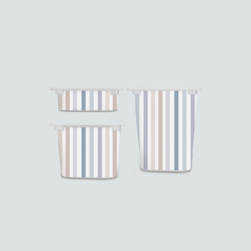 Vertikale Pastellstreifen IKEA Trofast Aufkleber dünne Streifen IKEA Hack Aufkleber IKEA Spielzimmer Aufbewahrung Aufkleber Trofast Streifen Trofast Aufkleber
