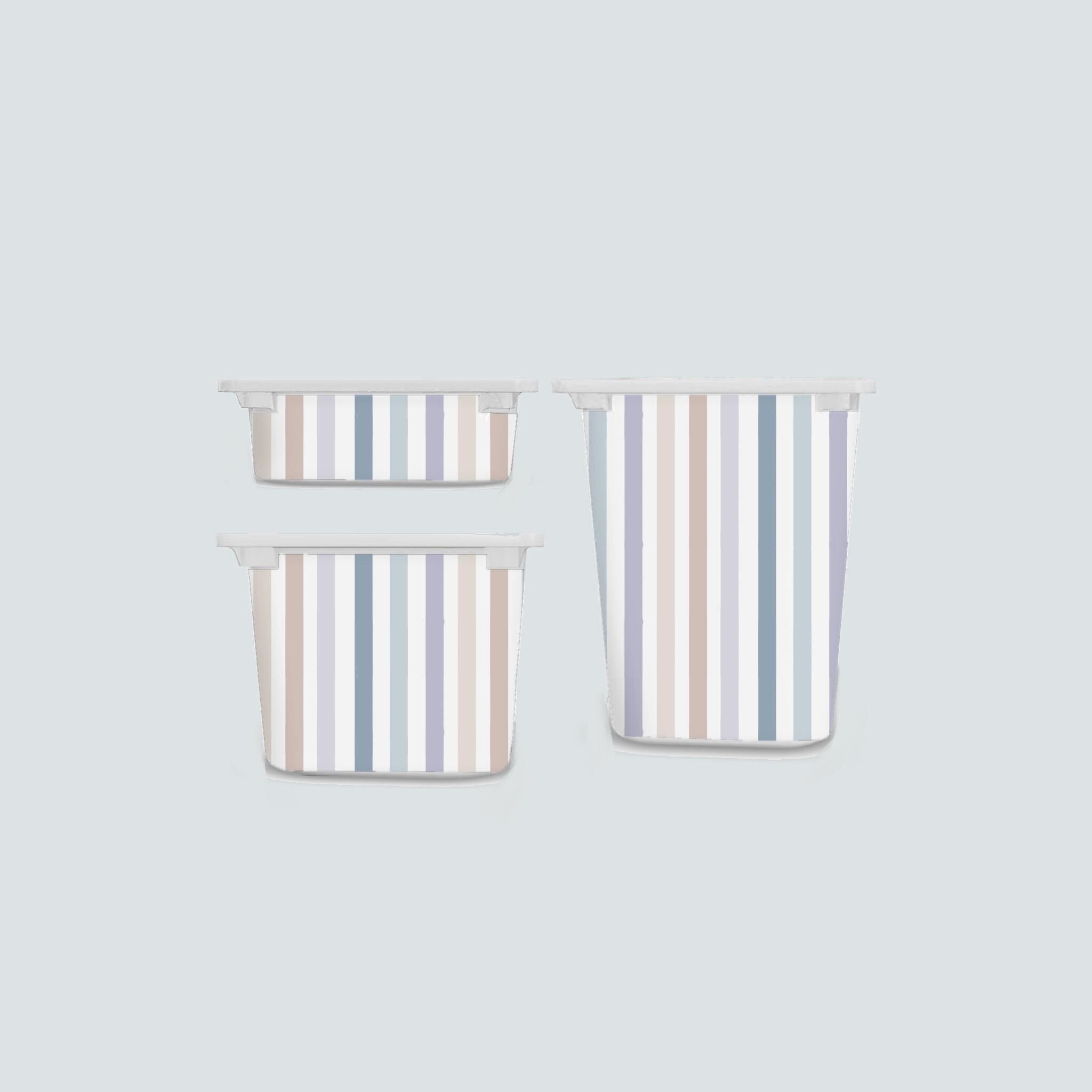 Vertikale Pastellstreifen IKEA Trofast Aufkleber dünne Streifen IKEA Hack Aufkleber IKEA Spielzimmer Aufbewahrung Aufkleber Trofast Streifen Trofast Aufkleber