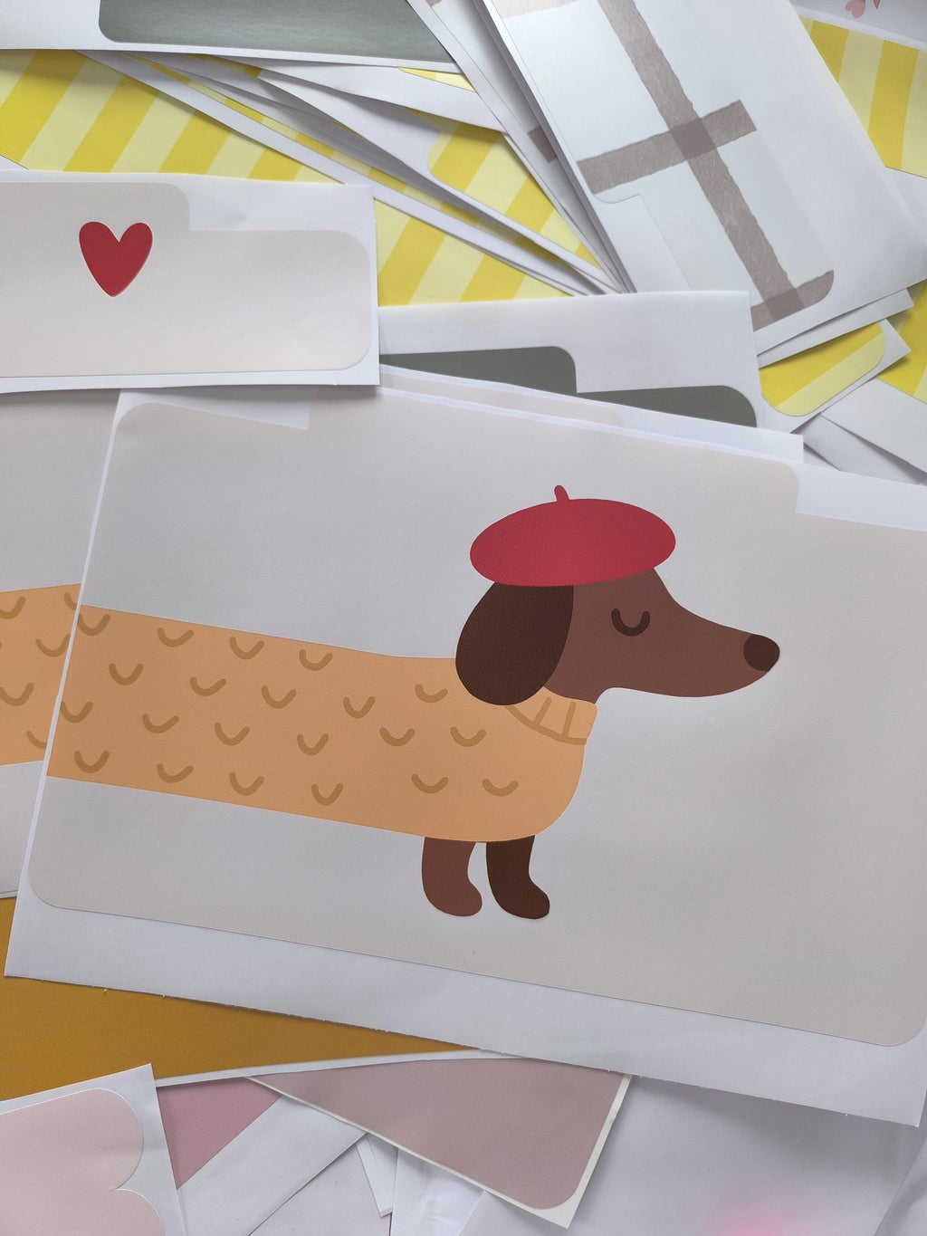 Süßer Dackel TROFAST Aufkleber Tiermuster IKEA TROFAST Hund Ikea Trofast Sticker Trofast Hundeaufkleber Ikea Trofast lustiger Aufkleber