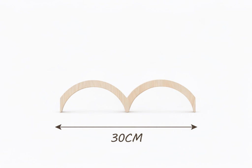 Zierteile Wand Holz Leiste Wandverkleidung Holz Zierleiste Wellenförmig Kinderzimmer Holz Wanddeko Babyzimmer Wandleiste Wellenschliff