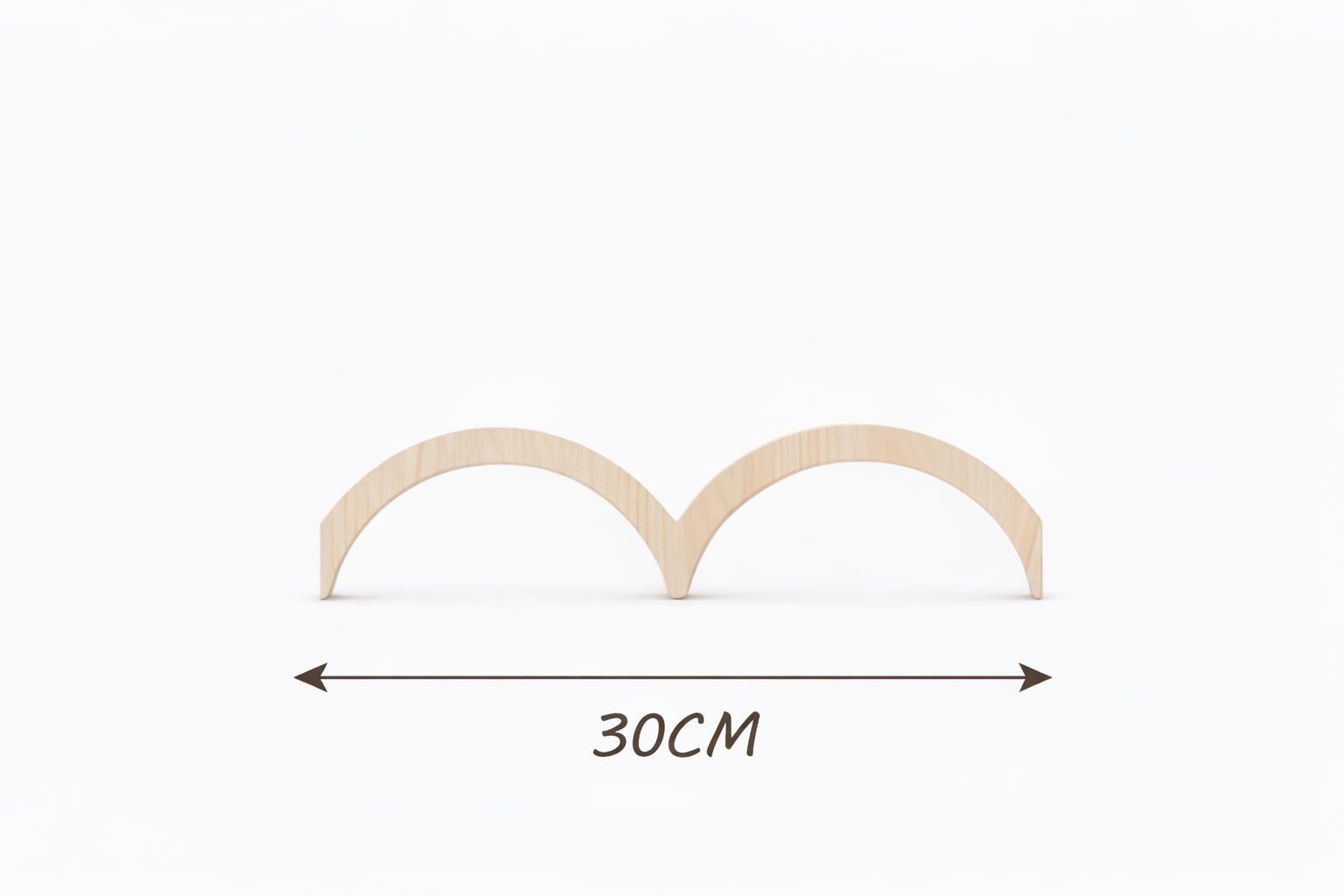 Zierteile Wand Holz Leiste Wandverkleidung Holz Zierleiste Wellenförmig Kinderzimmer Holz Wanddeko Babyzimmer Wandleiste Wellenschliff