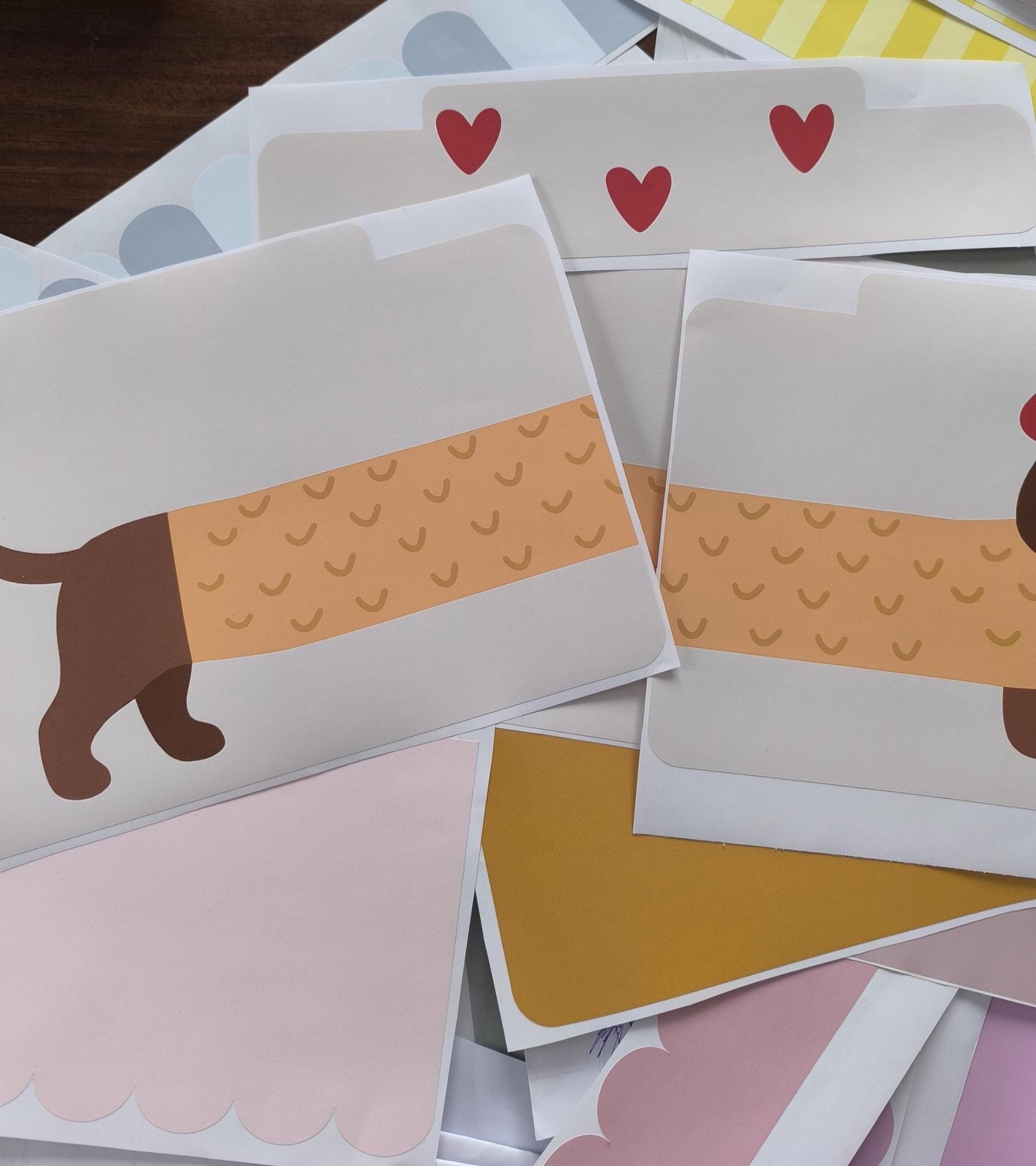 Süßer Dackel TROFAST Aufkleber Tiermuster IKEA TROFAST Hund Ikea Trofast Sticker Trofast Hundeaufkleber Ikea Trofast lustiger Aufkleber