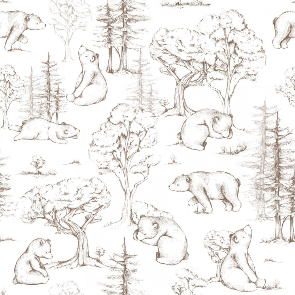 WOODLAND Stoffpaket Mix & Match WOODLAND Salbeigrün Baumwollstoff als Meterware Schachbrett Petal Quilt-Stoff Mix Match Salbei Tier