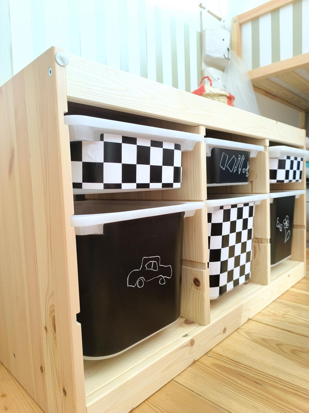 SCHWARZER TROFAST Aufkleber grün TROFAST Behälter Wickel Ikea Trofast Aufkleber Junge Trofast schwarze Aufkleber Dekor Ikea Hack Aufbewahrungsaufkleber schwarz