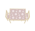 Gänseblümchen-Tischmöbelaufkleber für IKEA Latt-Tisch, Gänseblümchen-Abziehbilder für niedliche Blumenaufkleber für Möbel, Blumenaufkleber Baby Blumenmuster