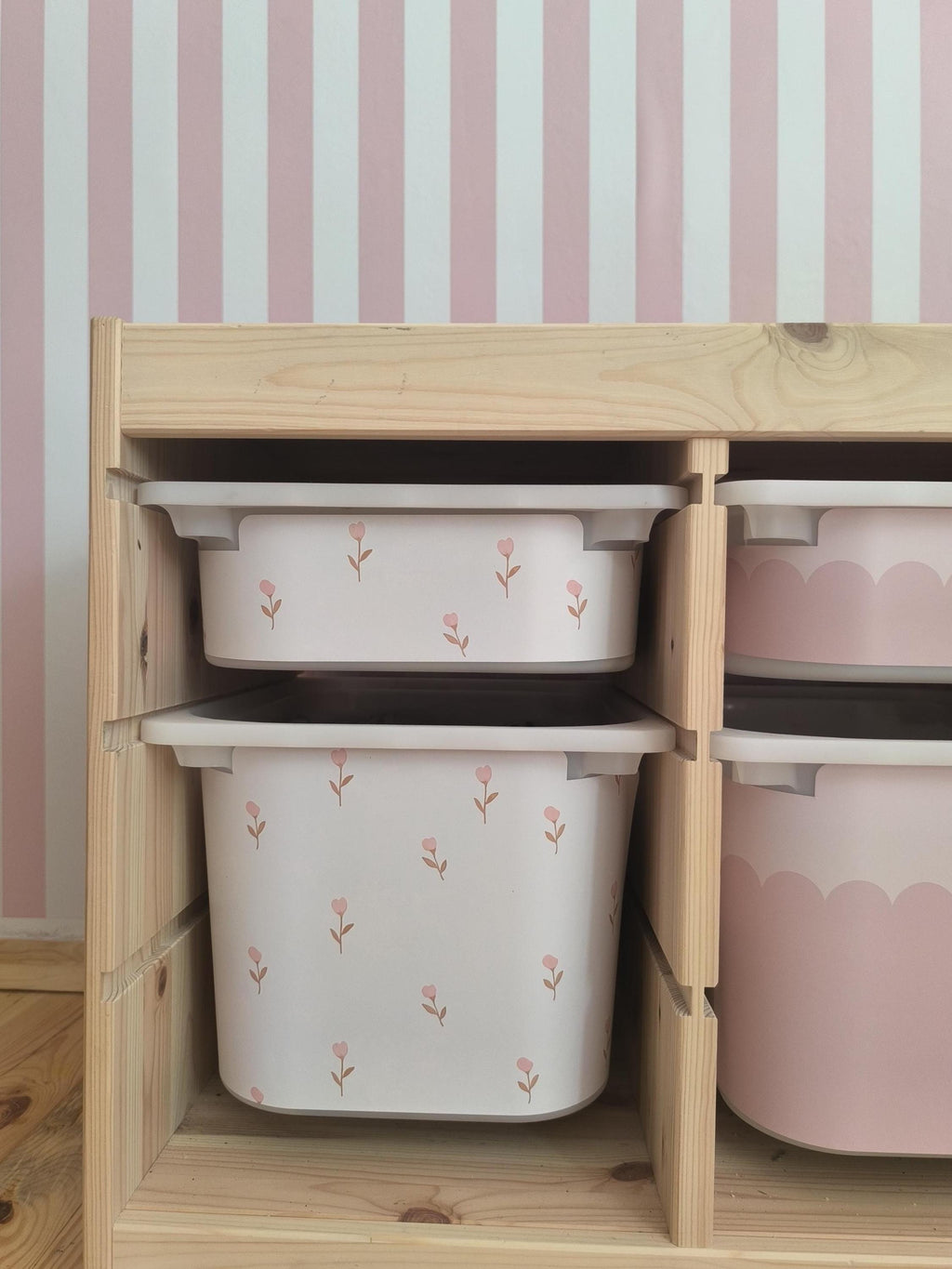 Winzige Blumen TROFAST Aufkleber Trofast Tulpen kleine Blumen TROFAST Aufkleber mieterfreundlich Wraps Ikea Trofast Sticker Trofast Aufkleber ablösbar