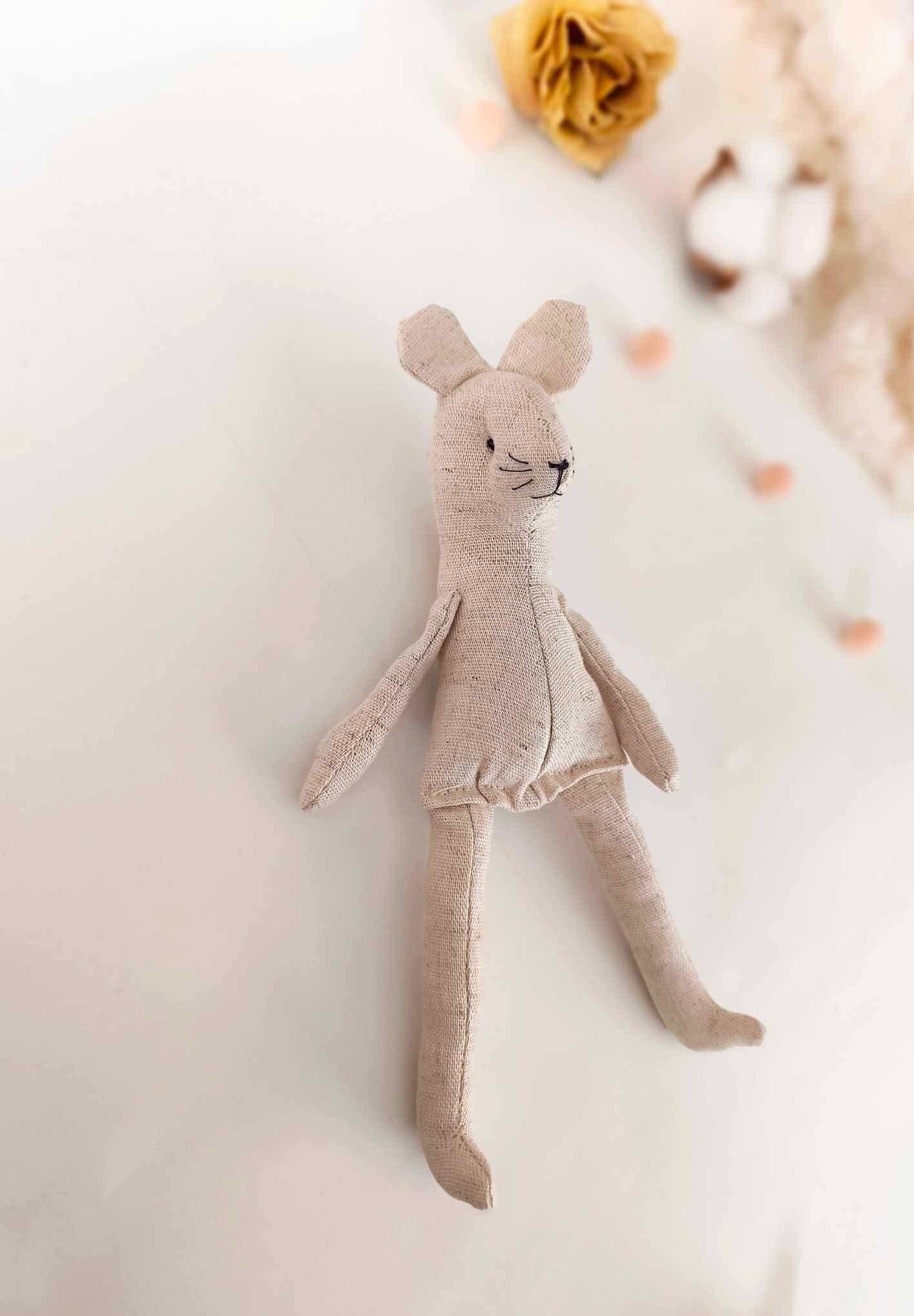 Maus Schnittmuster Maushandarbeits-Tutorial mit Fotos Musterspielzeug nähen ausgestopftes Mausmuster einfaches Schnittmuster Maus