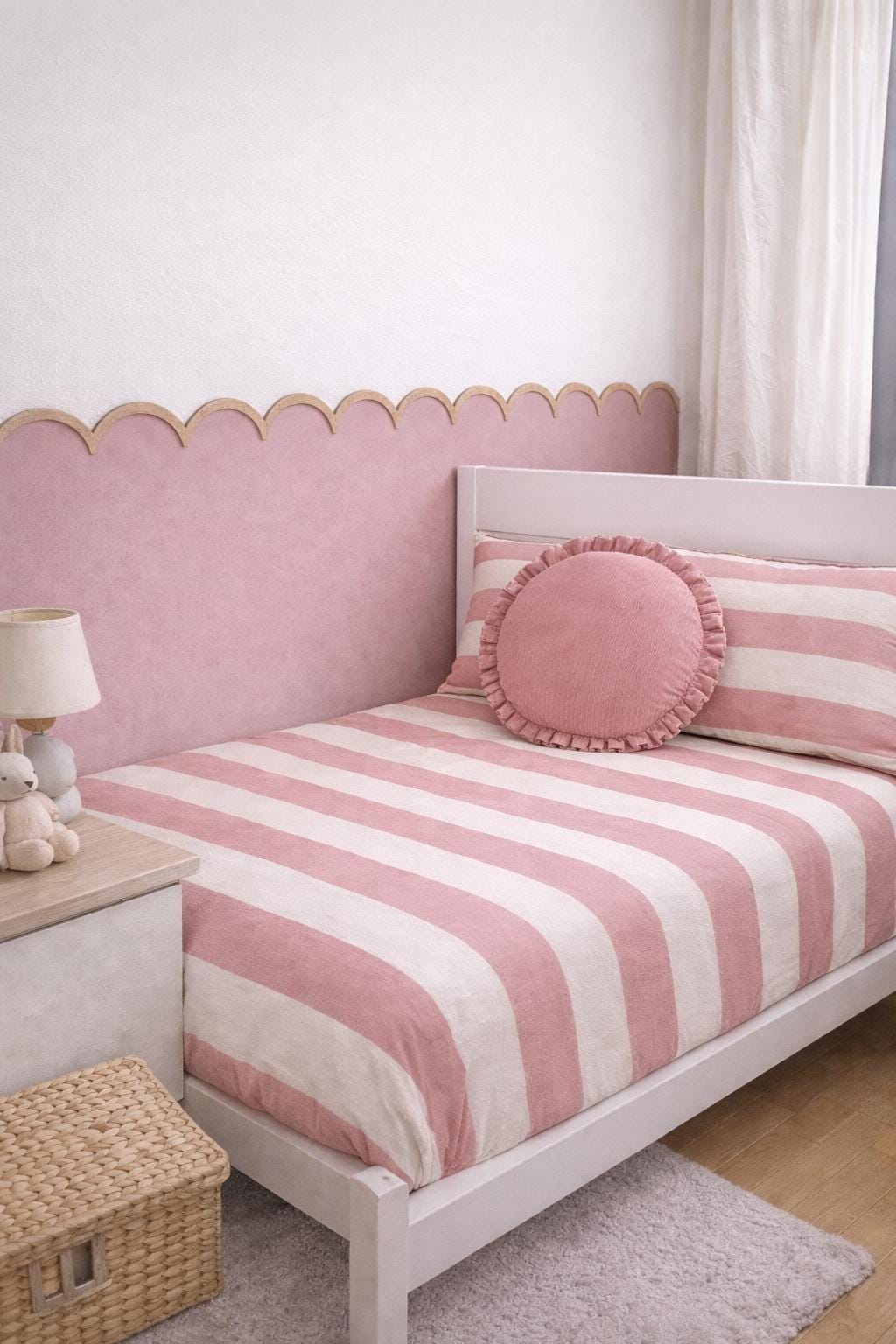 Holzleiste + Wellenmuster Schablone Wellenmuster Schablone Kinderzimmer Wandbordüre Dekor Farbe 1 Yard/100 cm lange Schablone Dekor Schablone für Wellenmuster