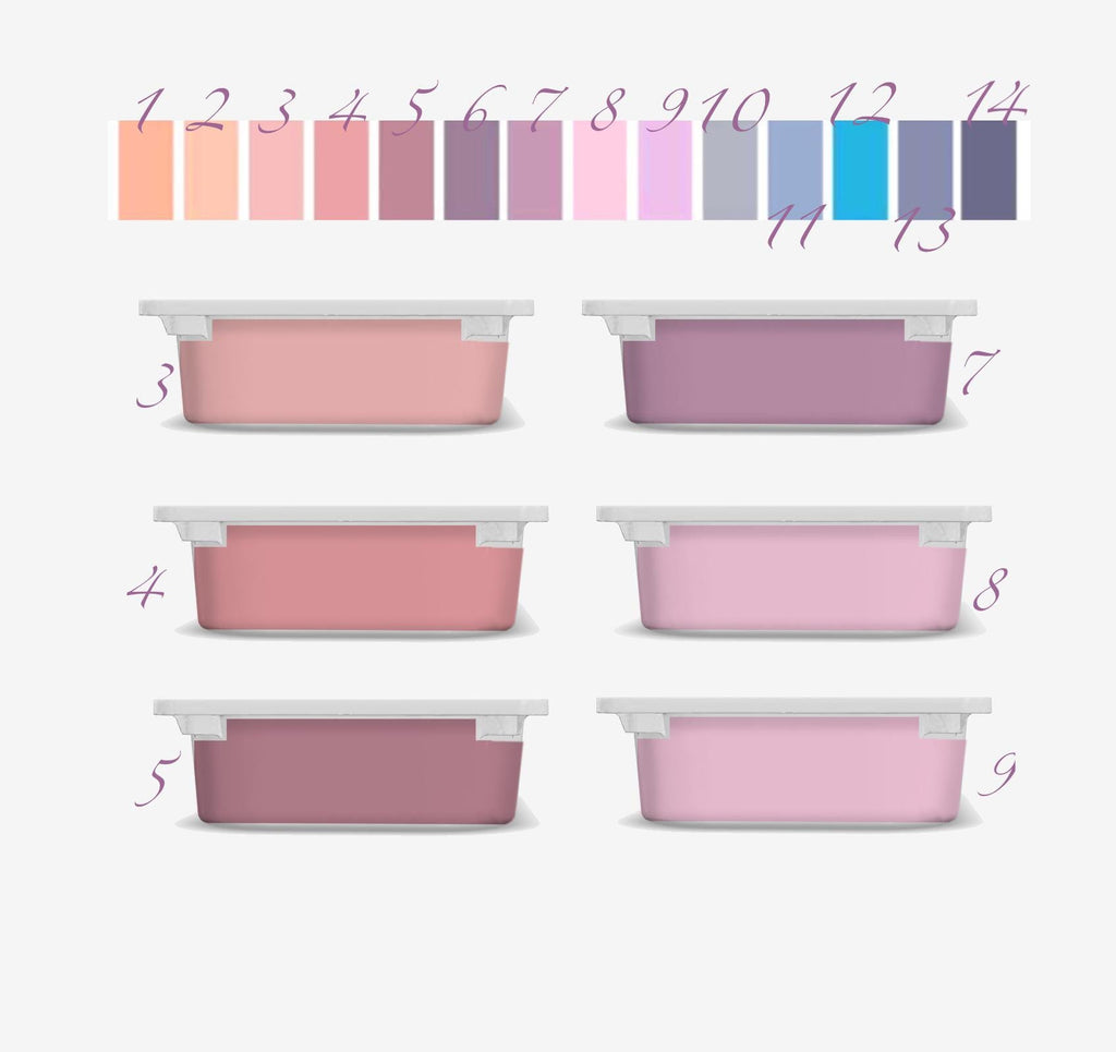 Lila Pink TROFAST Aufkleber IKEA TROFAST Vinyl-Folien Pastell Ikea Trofast Aufkleber Trofast Spielzimmer Aufkleber Spielzimmer rosa Thema