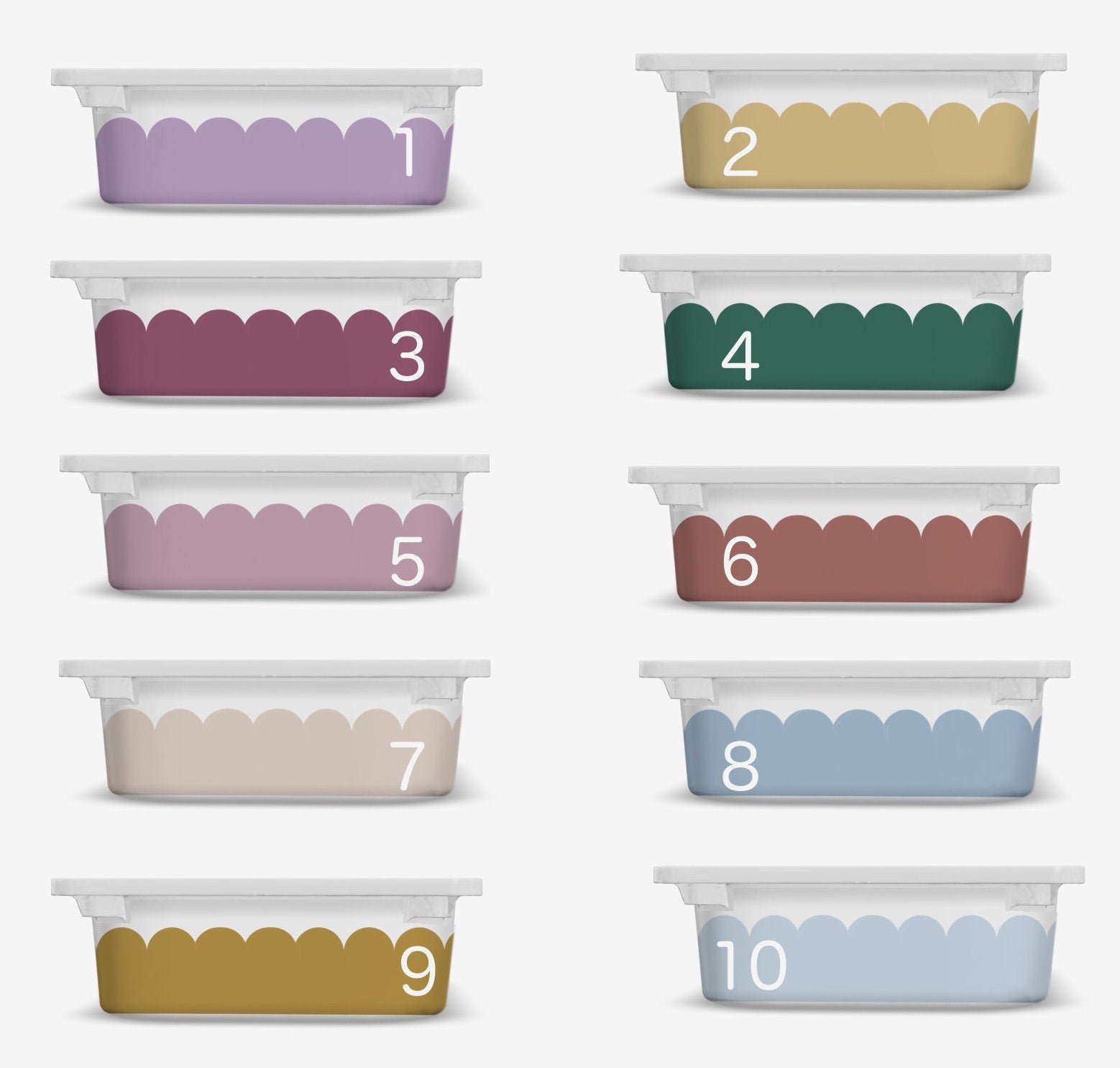 Jakobsmuschel TROFAST Aufkleber IKEA TROFAST Vinylfolien ikea Trofast Aufkleber Trofast Pfirsich Trofast Blush Trofast Rosa Trofast Farbauswahl Trofast