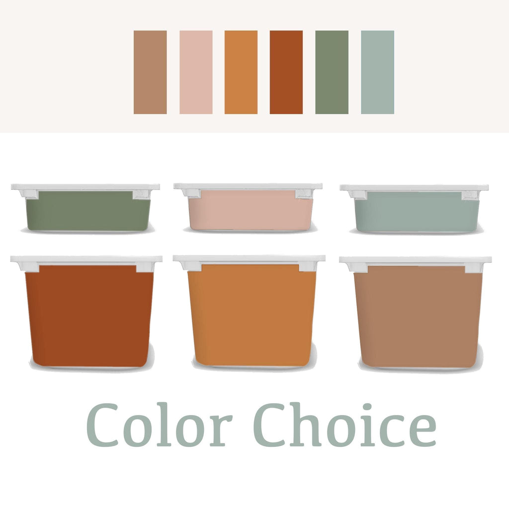Boho Aufbewahrungsaufkleber für Ikea Trofast Boho Abziehbilder für Aufbewahrungseinsätze Ikea Trofast Erdtöne Abziehbilder Ikea DIY abnehmbarer Trofast Aufkleber