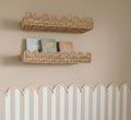 Zierteile Wand Holz Leiste Wandverkleidung Holz Zierleiste Wellenförmig Kinderzimmer Holz Wanddeko Babyzimmer Wandleiste Wellenschliff