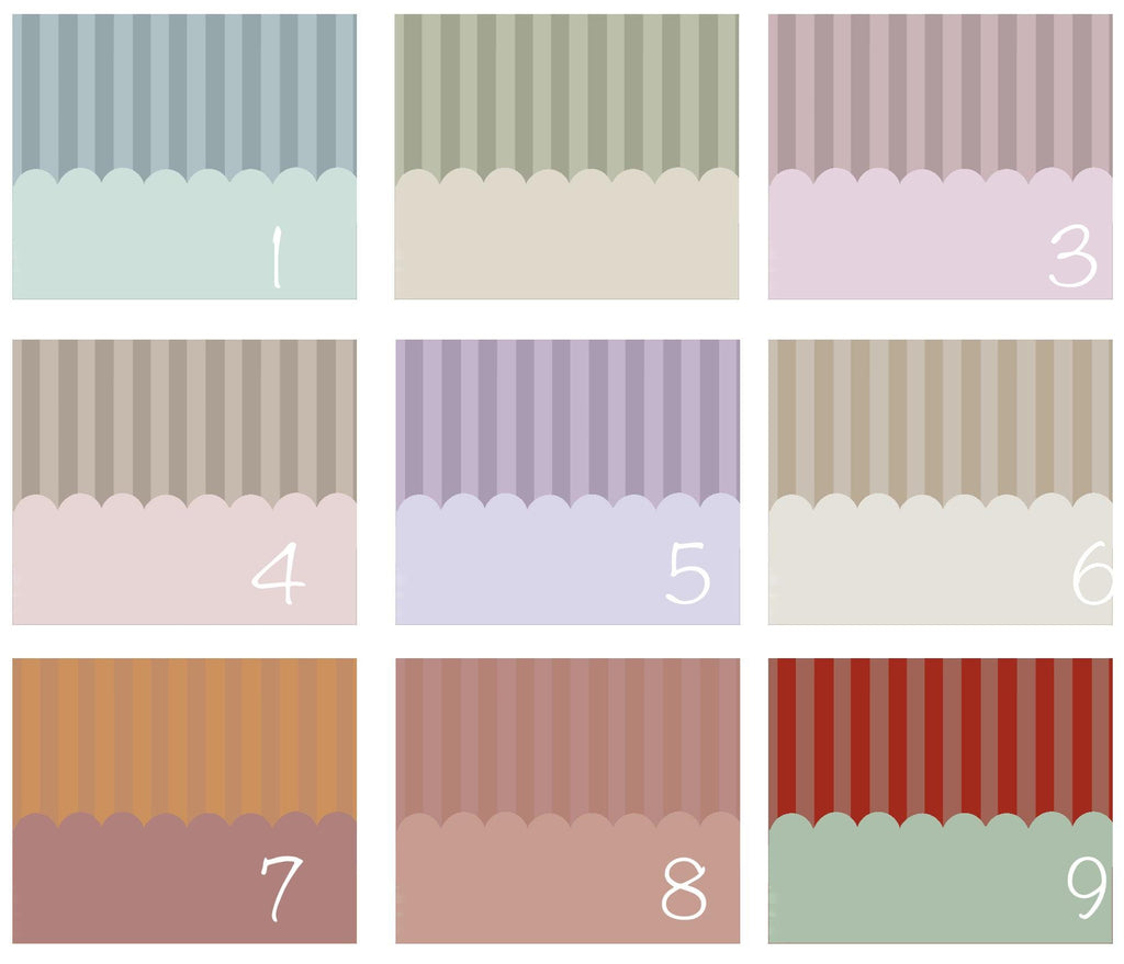 Scallop und Streifen TROFAST Aufkleber Scallop IKEA TROFAST Vinylfolien ikea Trofast Aufkleber Trofast Streifen Aufkleber Spielzimmer Deko Linien