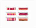 Mad Pink TROFAST Aufkleber-Designs IKEA TROFAST Abdeckungen ikea Trofast Aufkleber kräftige Muster Trofast