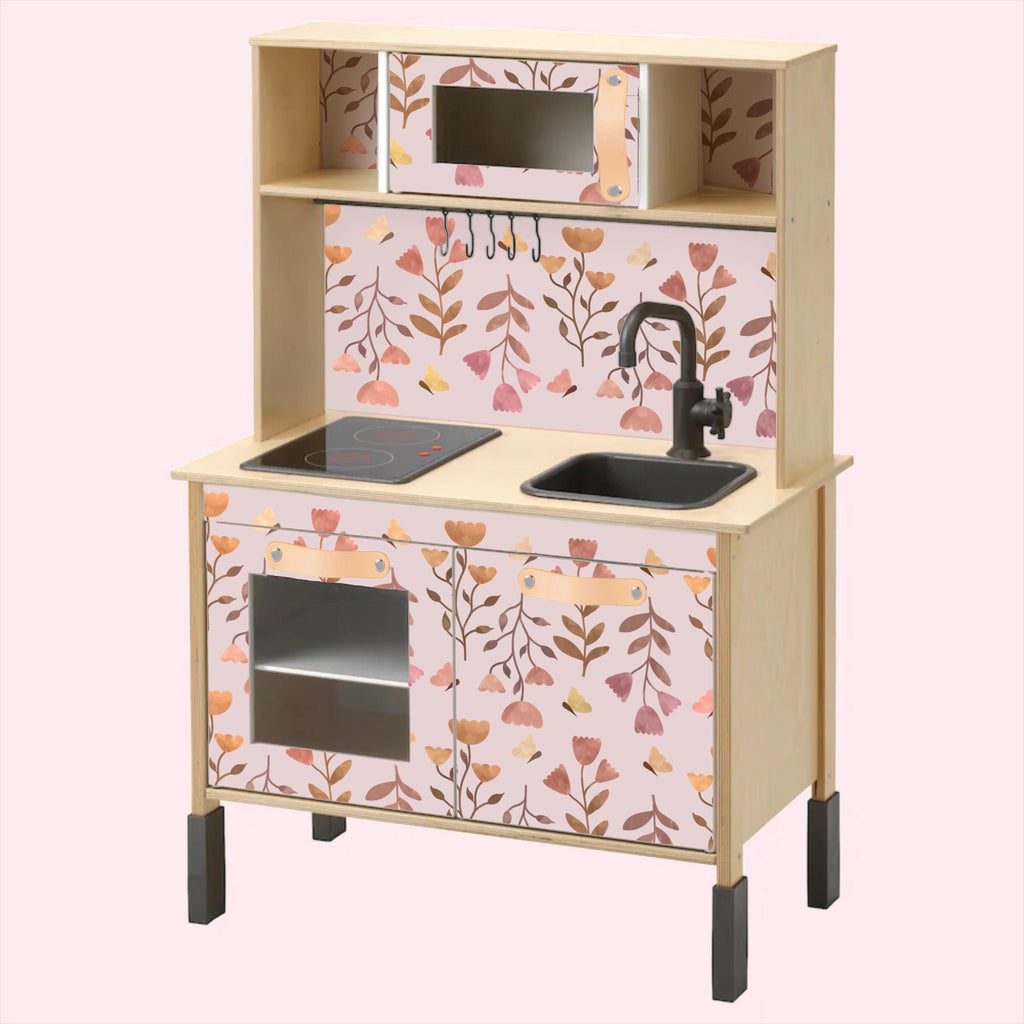 Blumen DUKTIG Aufkleber IKEA DUKTIG Küchenaufkleber Spielküche Klebefolie IKEA Möbel Folie Blumen Küchenaufkleber IKEA Küchenfolie IKEA