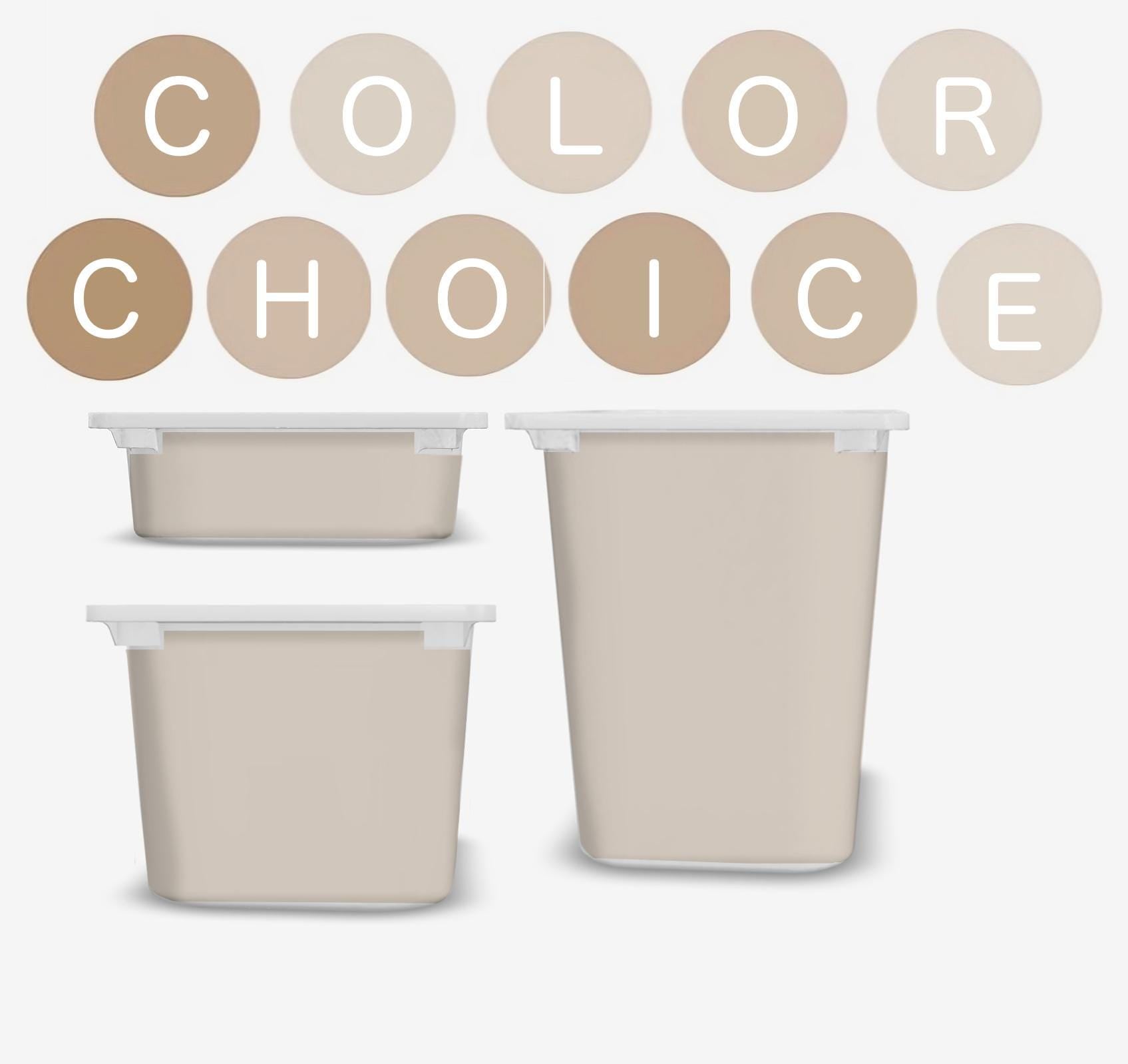 BEIGE SOLID color TROFAST sticker neutrals bin Wraps ikea Trofast sticker boy Trofast accessories stickers Decor ikea  dustbin decal trofast