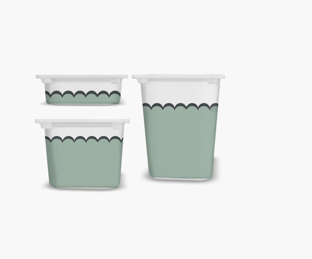 Muschelförmige TROFAST Aufkleber IKEA TROFAST Vinylfolien IKEA Trofast Aufkleber Trofast Spielzimmer Aufkleber Spielzimmer Deko Ikea Hack Aufbewahrungsaufkleber