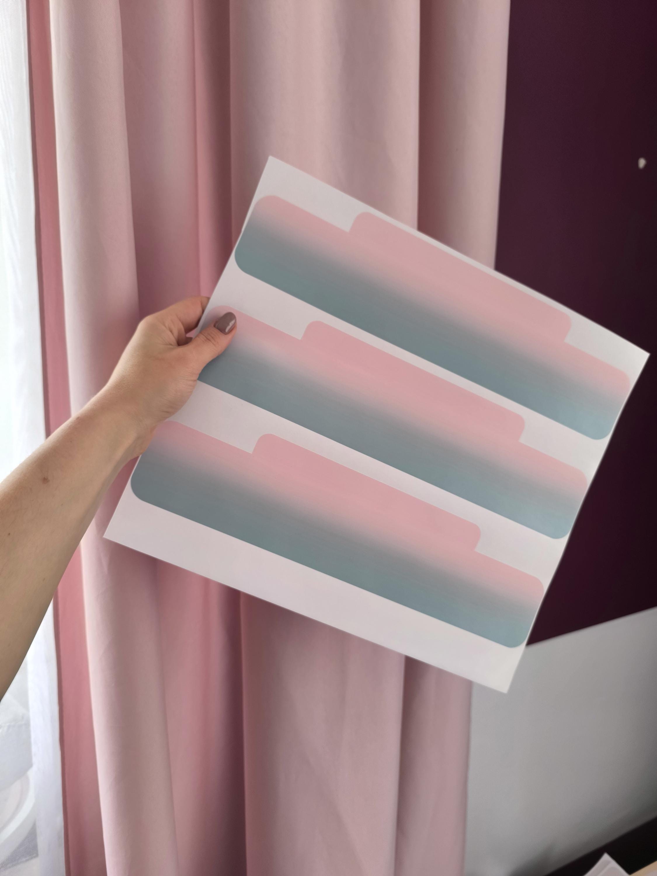 Pink TROFAST Aufkleber mint pink IKEA TROFAST zwei Farben Trofast Kistenabdeckung Trofast Schubladenabdeckung Aufkleber pink Ikea Trofast Aufkleber Trofast Ombre