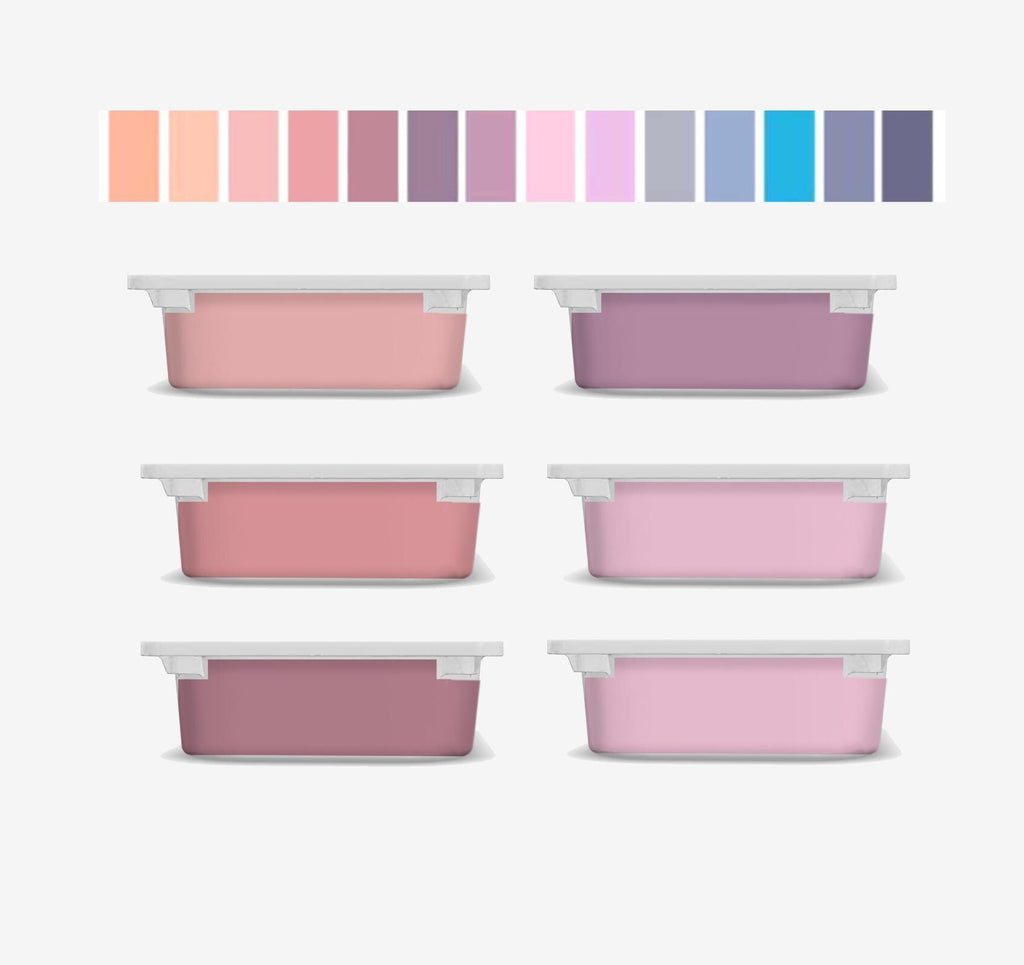 Lila Pink TROFAST Aufkleber IKEA TROFAST Vinyl-Folien Pastell Ikea Trofast Aufkleber Trofast Spielzimmer Aufkleber Spielzimmer rosa Thema