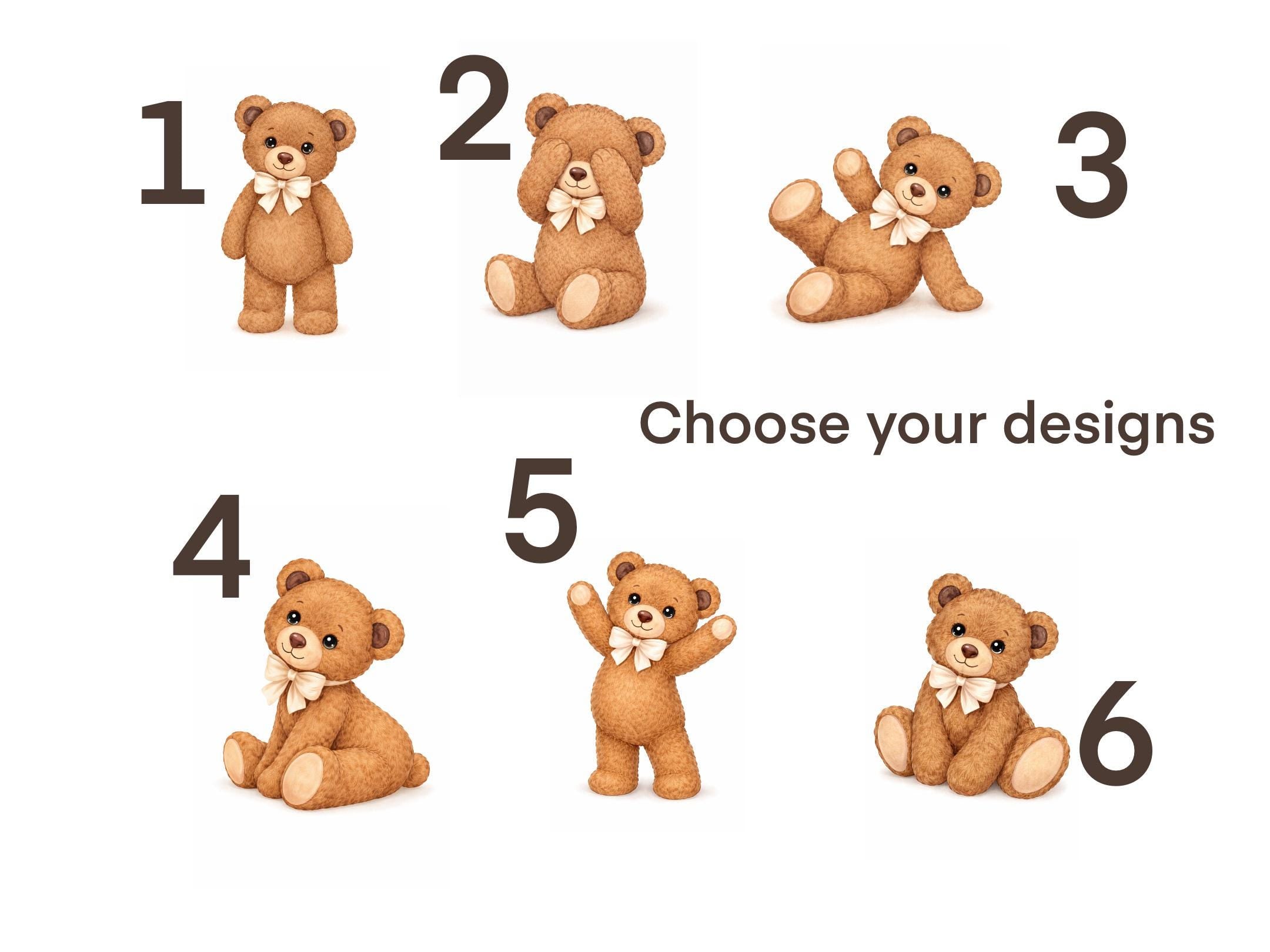 Teddybär TROFAST Aufkleber süßer Teddy IKEA TROFAST Vinyl-Aufkleber Ikea Trofast Aufkleber Trofast Baby-Aufkleber Ikea Trofast Abziehbild Schleifen Trofast