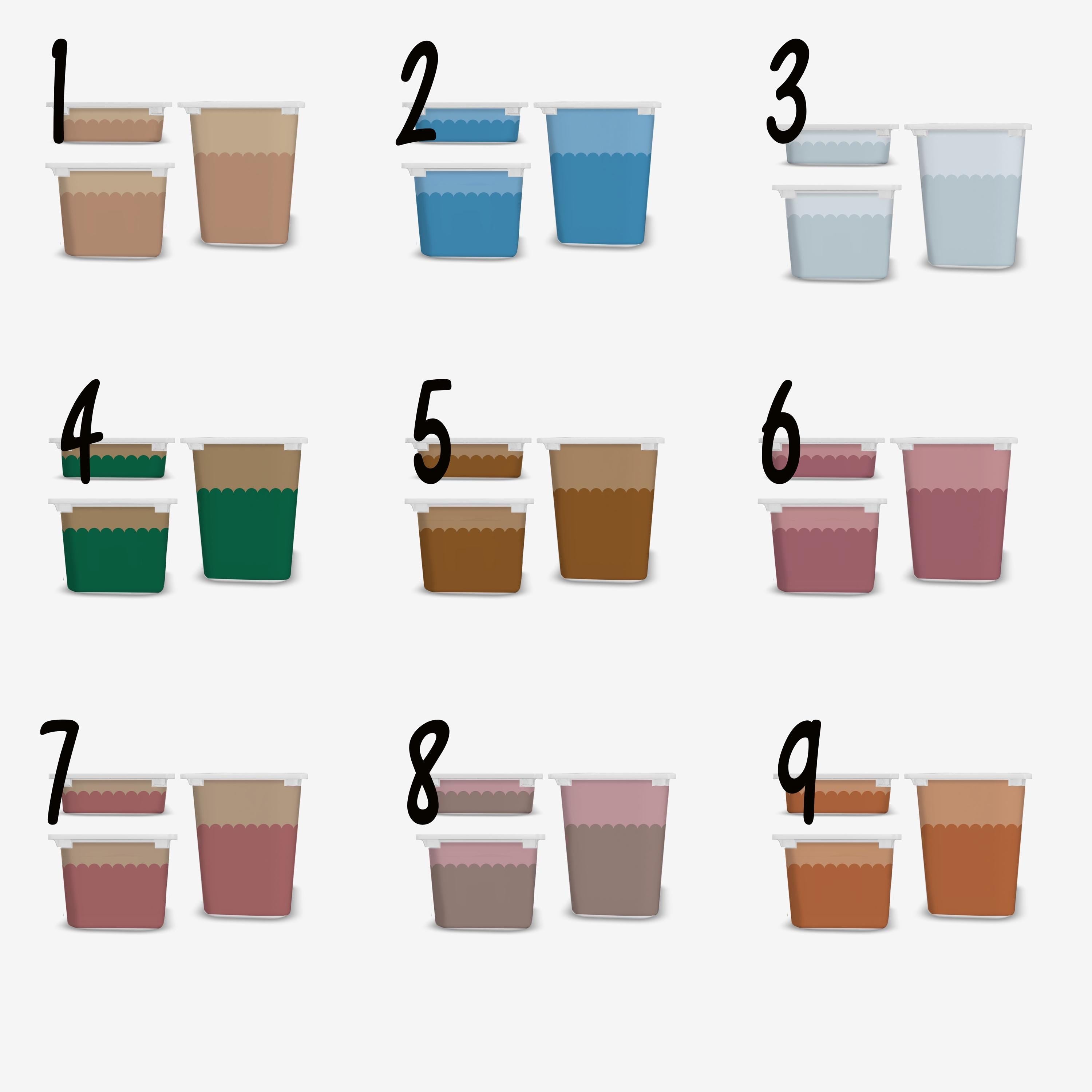 Jakobsmuschel TROFAST Aufkleber IKEA TROFAST Vinylfolien ikea Trofast Aufkleber Trofast Spielzimmeraufkleber Spielzimmerdekor Ikea Hack Aufbewahrungsaufkleber sc1