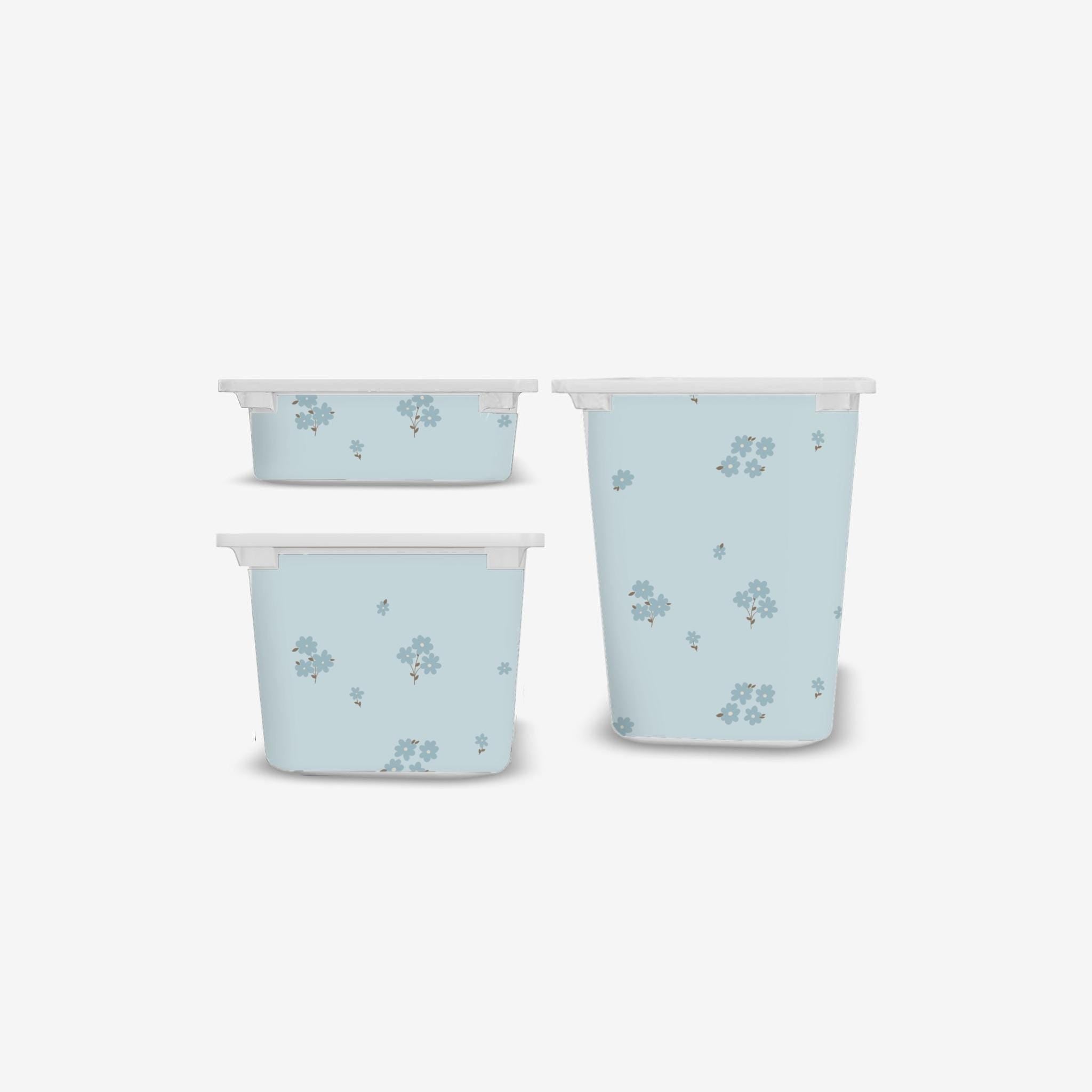 Blümchen TROFAST Aufkleber IKEA TROFAST Vinylfolie ikea Trofast Aufkleber Blumen Trofast Box Blumen Mini-Trofast Blumen kleine Blümchen Retro
