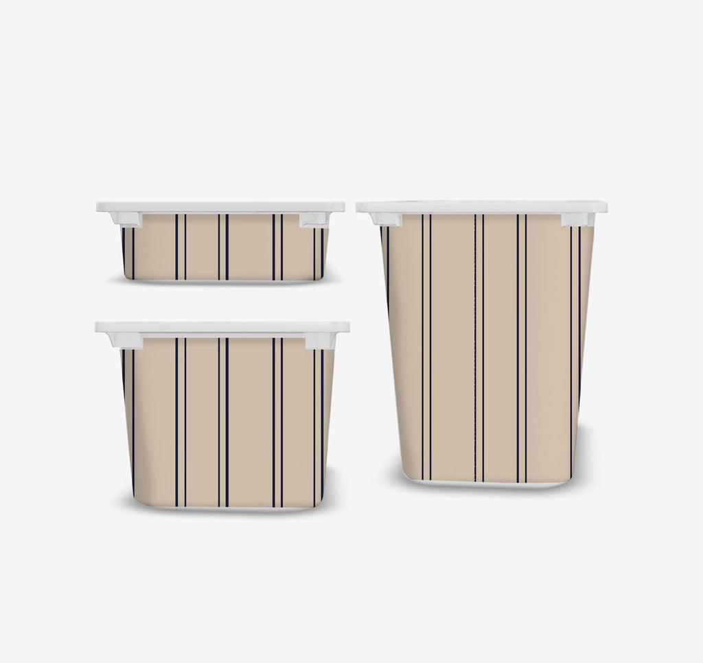 Vertikale Linien IKEA Trofast Aufkleber dünne Streifen IKEA Hack Sticker IKEA Spielzimmer Aufbewahrung Jungen Aufkleber Trofast Streifen Trofast Aufkleber Beige