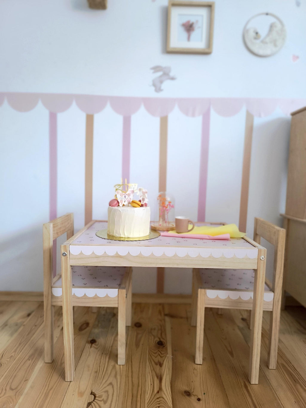 Jakobi-Aufkleber Ikea Latt Tisch Stühle Jakobi-Verzierung Jakobi-Latt-Rand Jakobi-Bordüre Jakobi-Deko Trofast-Deko Jakobi-Streifen Latt-Tisch