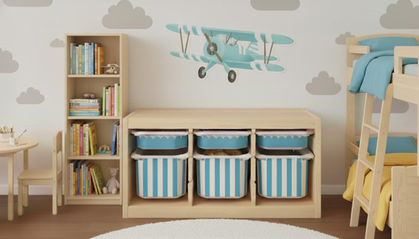 Streifen TROFAST Aufkleber grün IKEA TROFAST Vinyl Wraps grüne Streifen IKEA Trofast Aufkleber Trofast Aufkleber Set IKEA Trofast Streifen